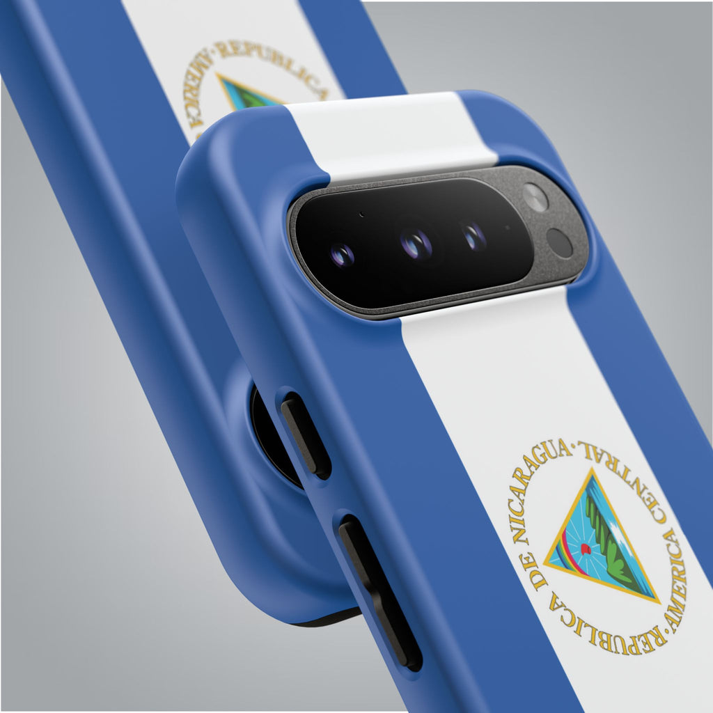 Nicaragua Flag Tough Phone Case - Irie Blues Boutique