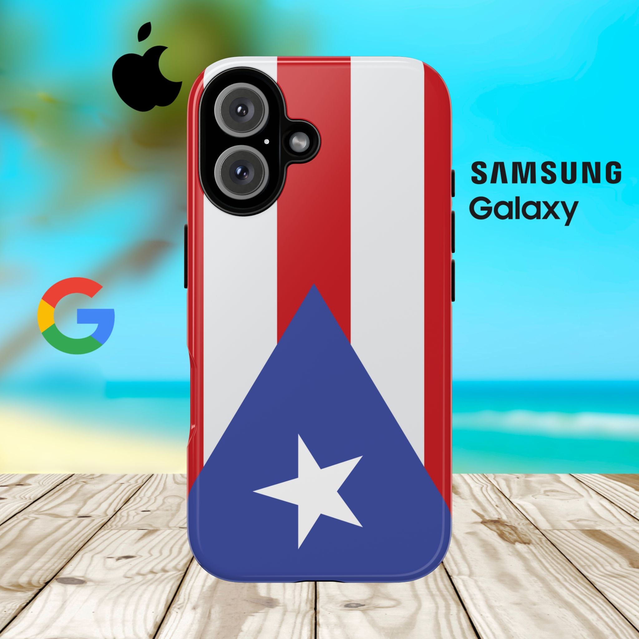 Puerto Rico Tough Phone Case - Irie Blues Boutique