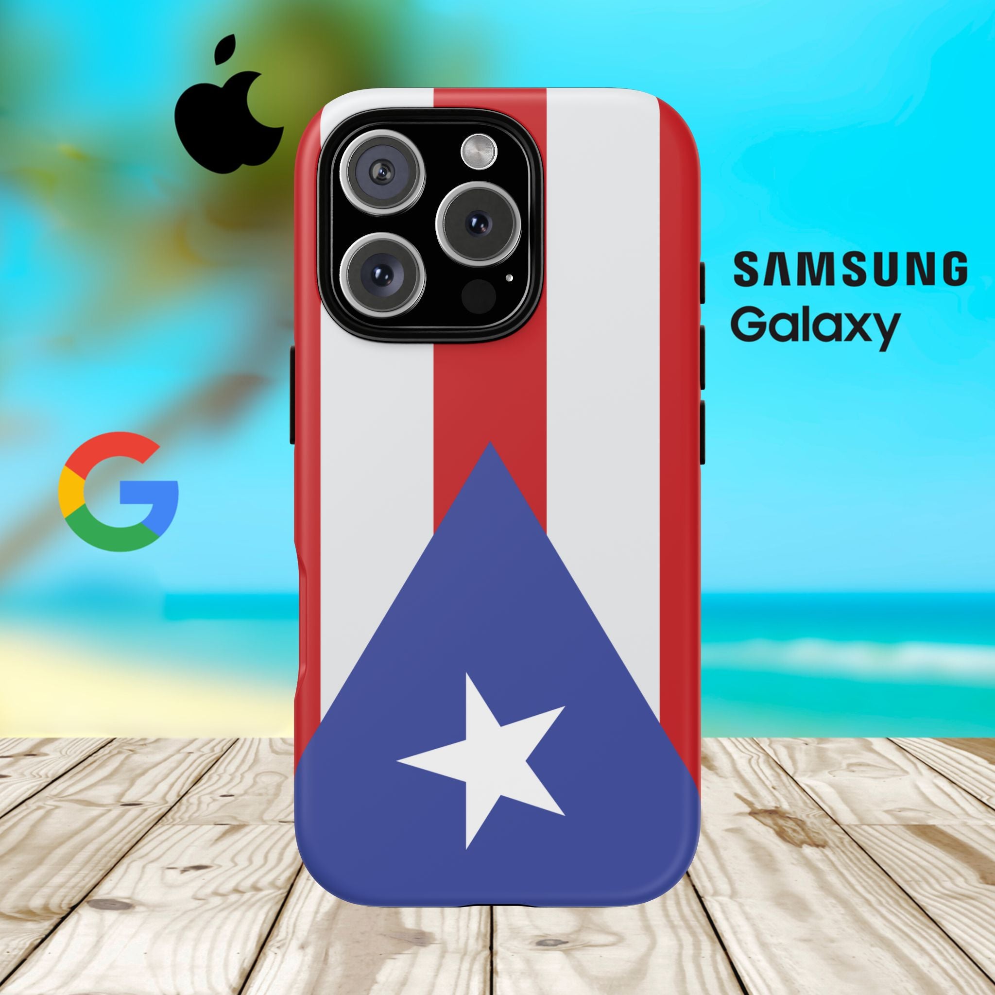 Puerto Rico Tough Phone Case - Irie Blues Boutique