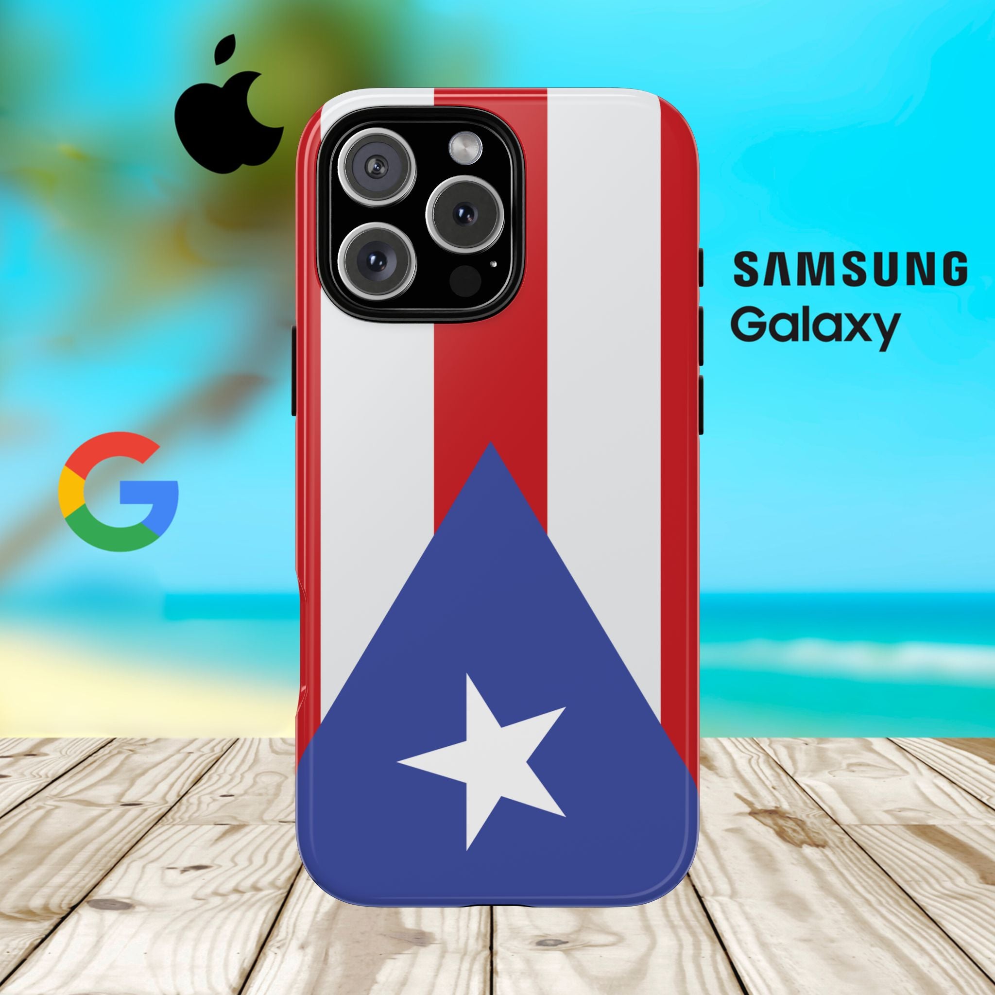 Puerto Rico Tough Phone Case - Irie Blues Boutique
