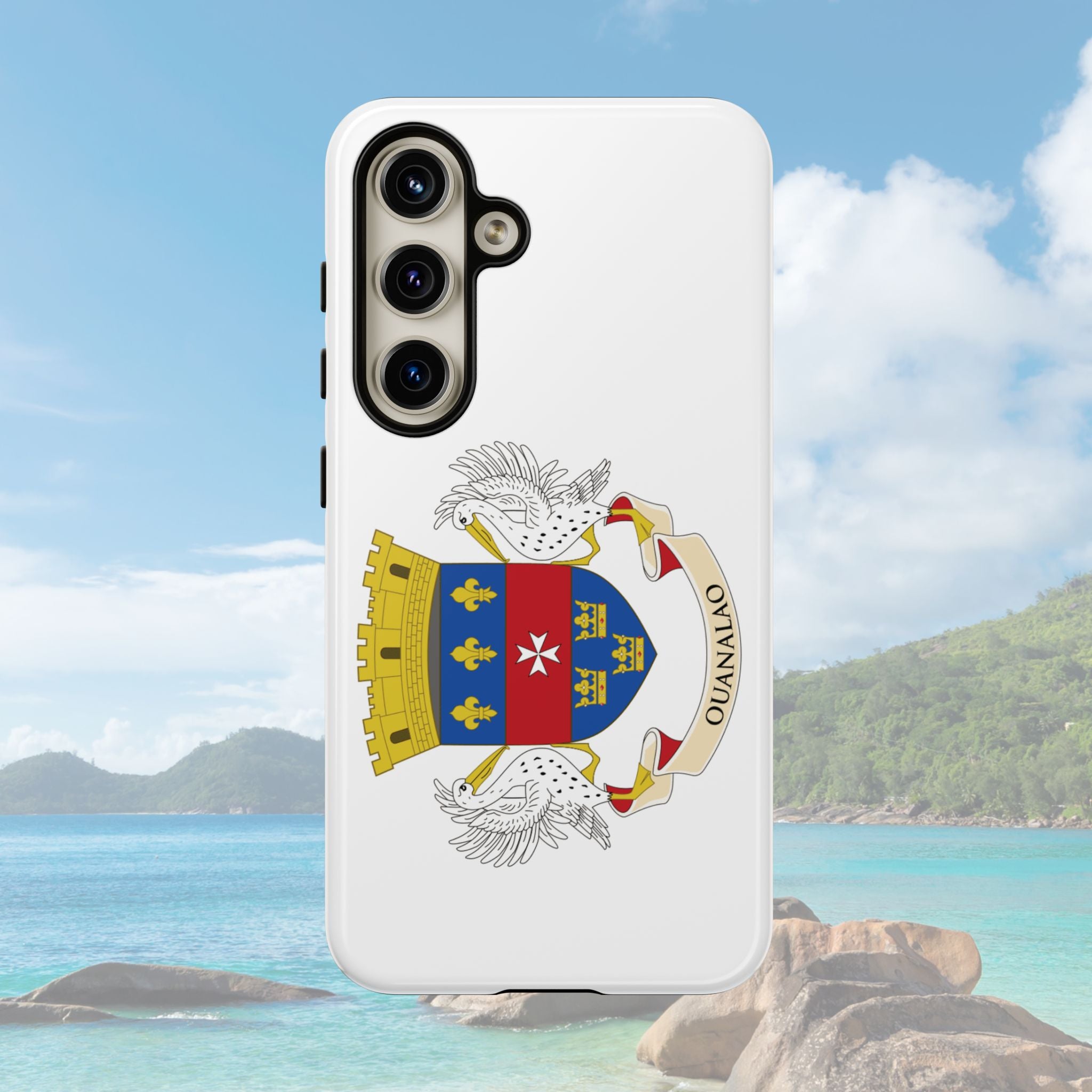 St Barthélemy Flag Tough Phone Case - Irie Blues Boutique