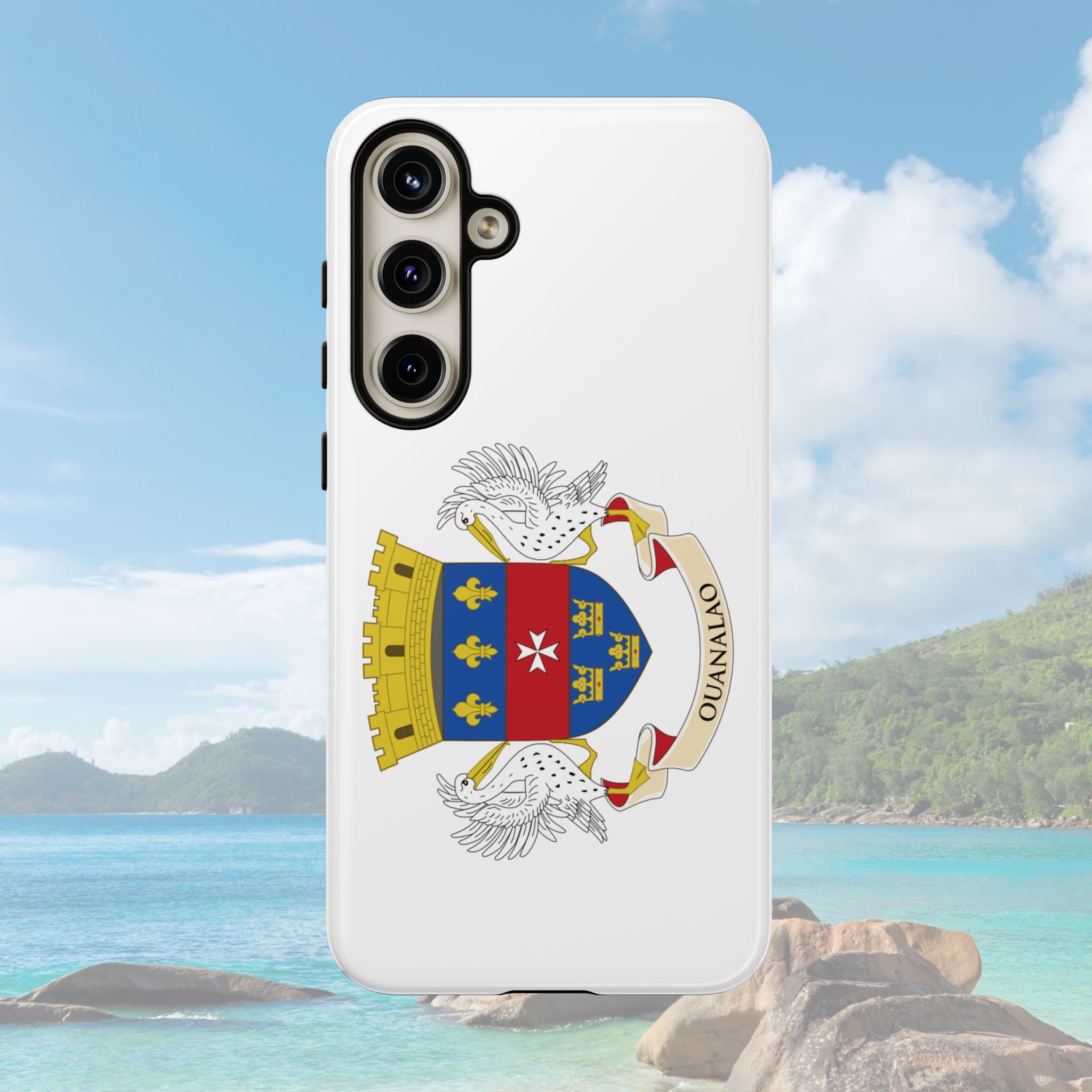 St Barthélemy Flag Tough Phone Case - Irie Blues Boutique