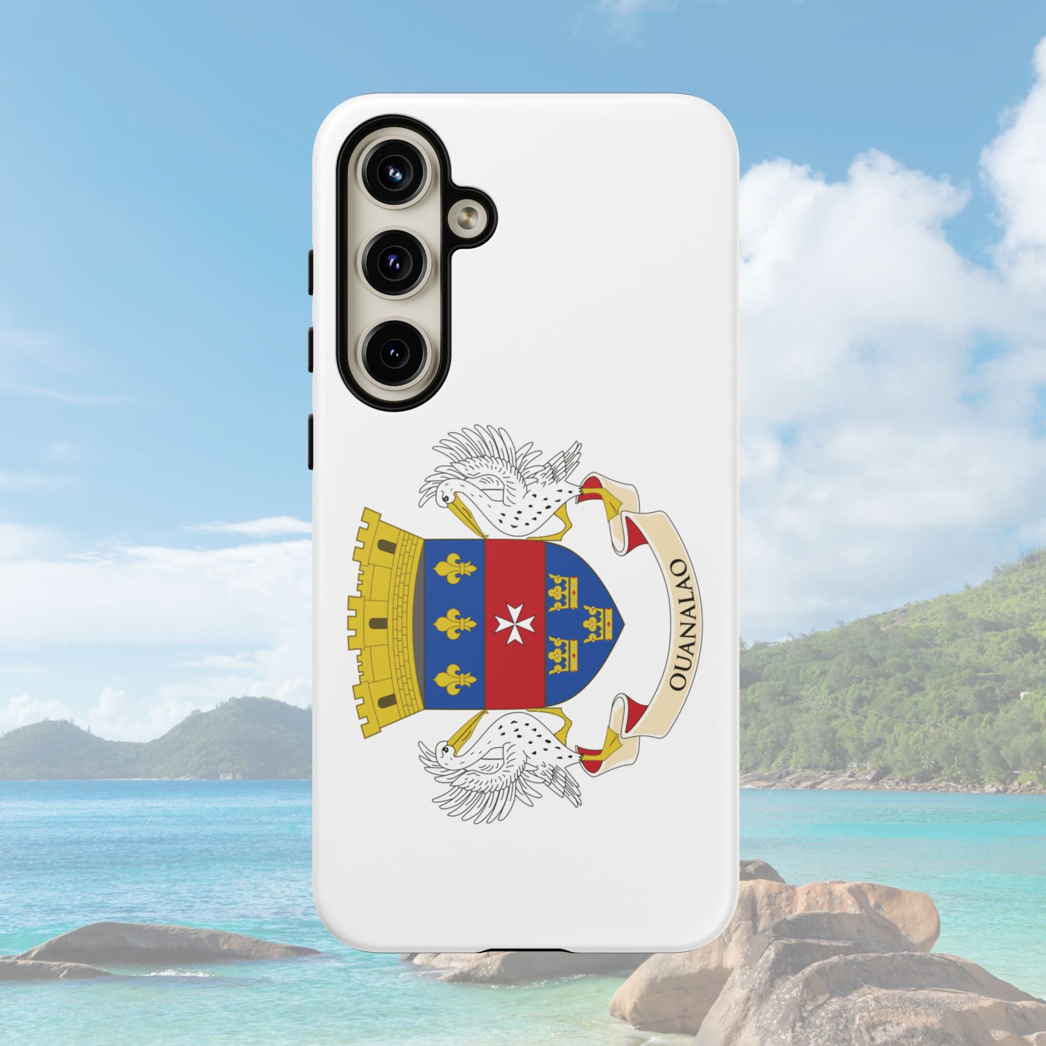 St Barthélemy Flag Tough Phone Case - Irie Blues Boutique