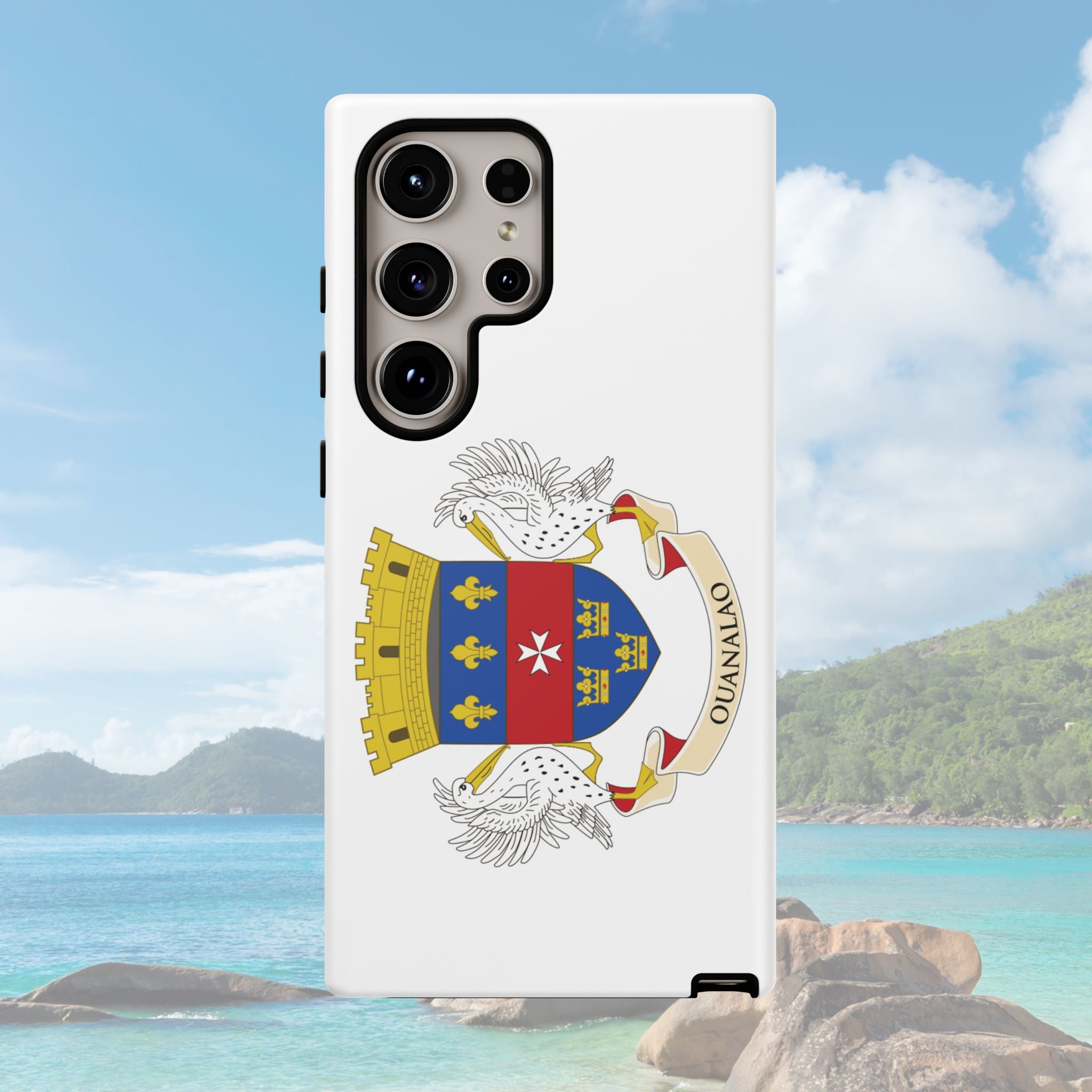 St Barthélemy Flag Tough Phone Case - Irie Blues Boutique