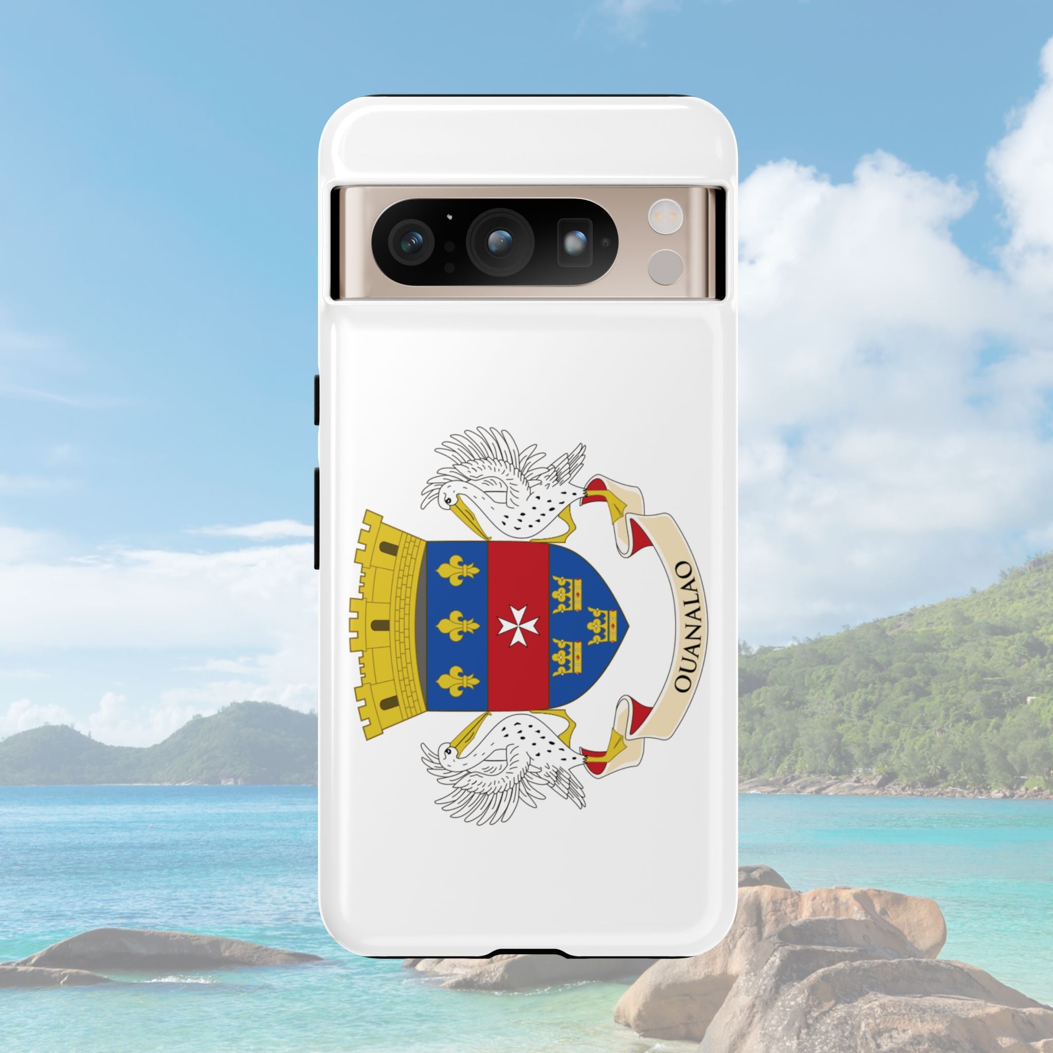 St Barthélemy Flag Tough Phone Case - Irie Blues Boutique