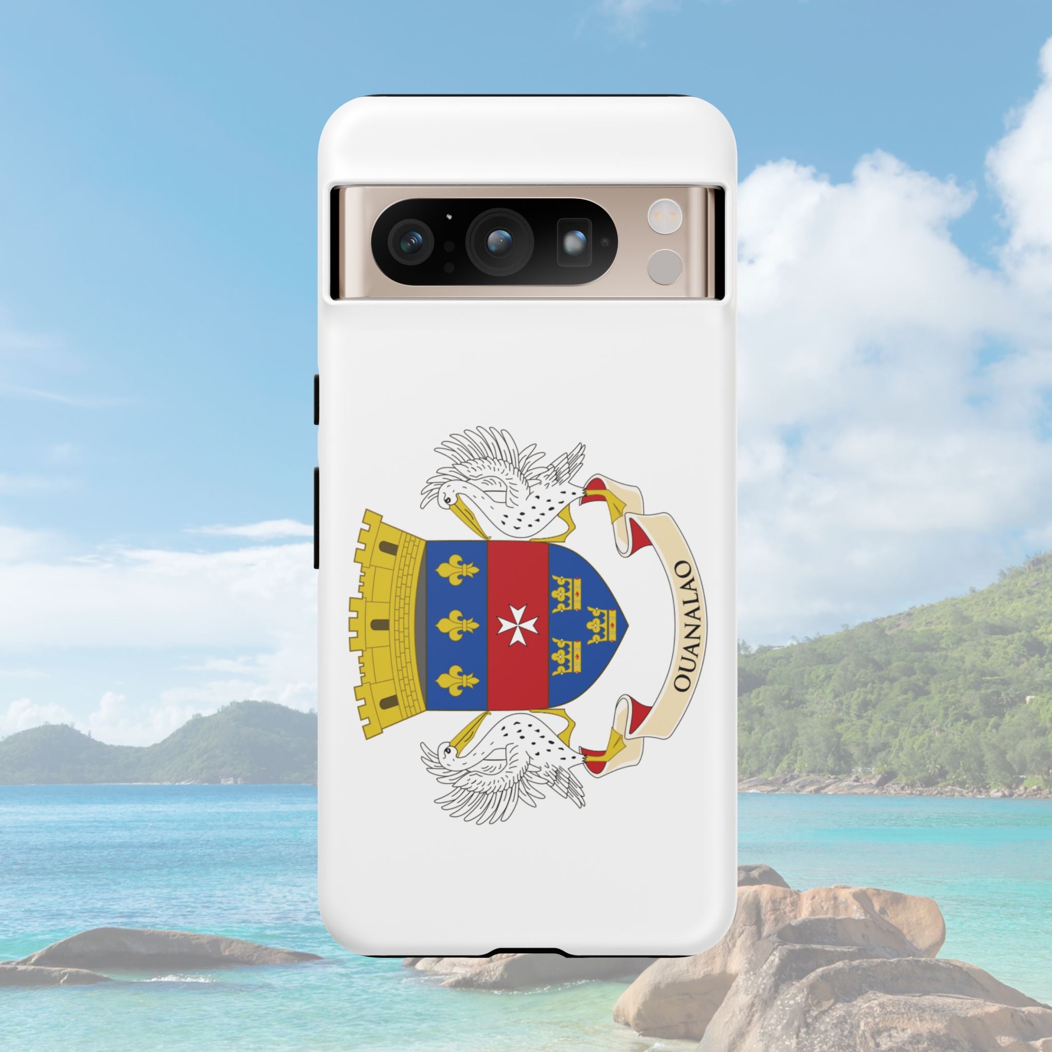 St Barthélemy Flag Tough Phone Case - Irie Blues Boutique