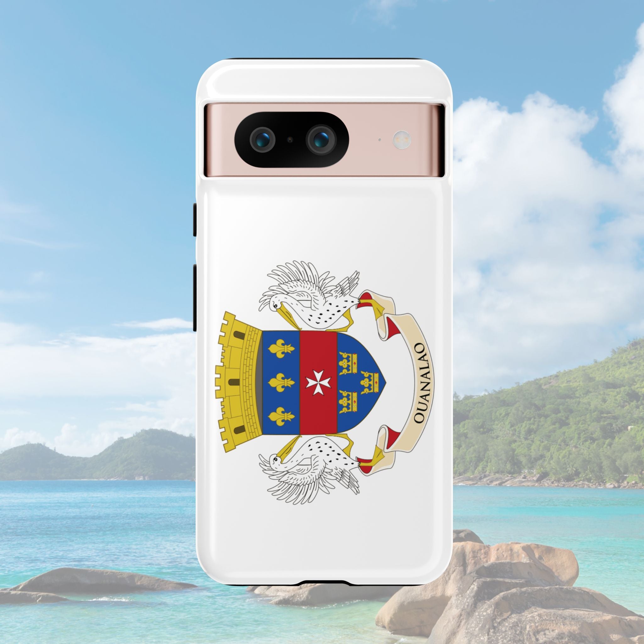 St Barthélemy Flag Tough Phone Case - Irie Blues Boutique