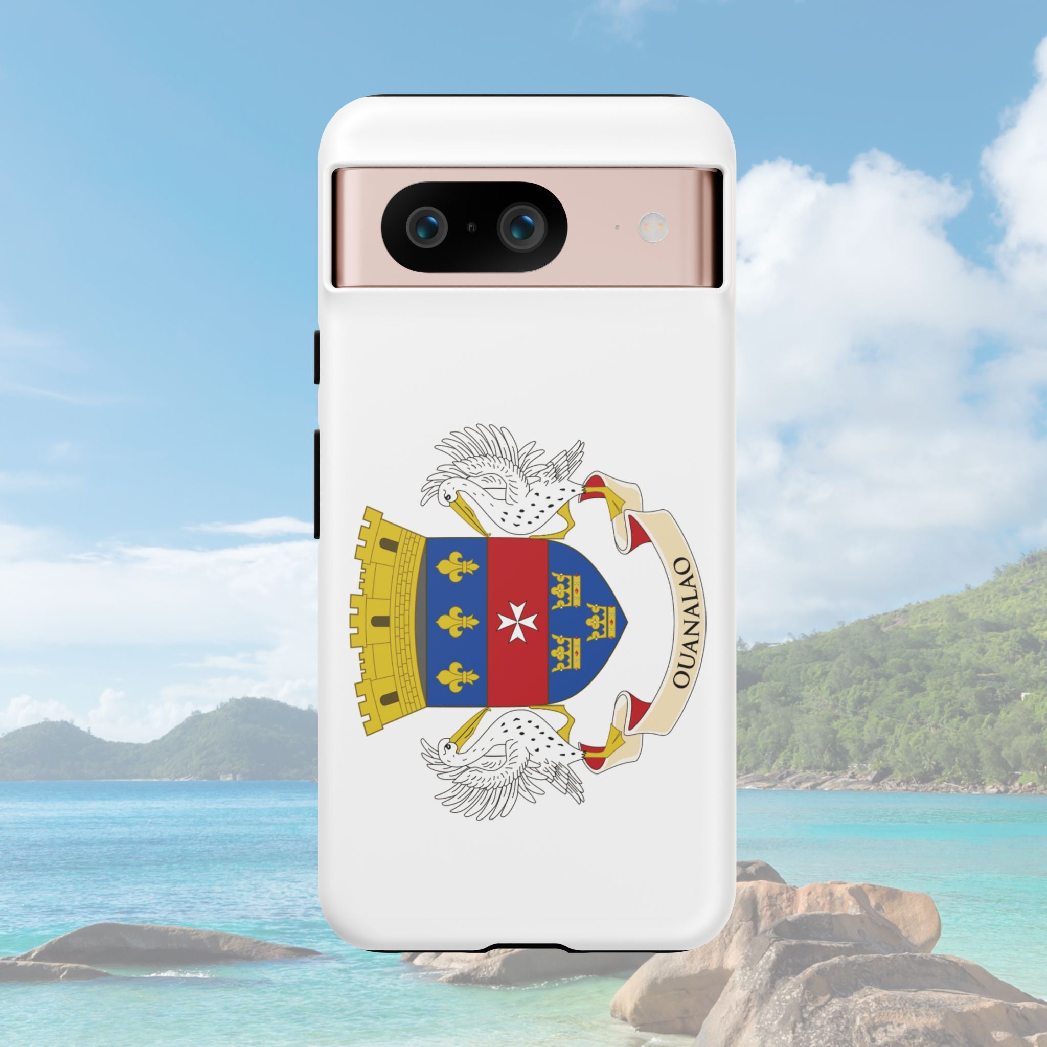 St Barthélemy Flag Tough Phone Case - Irie Blues Boutique