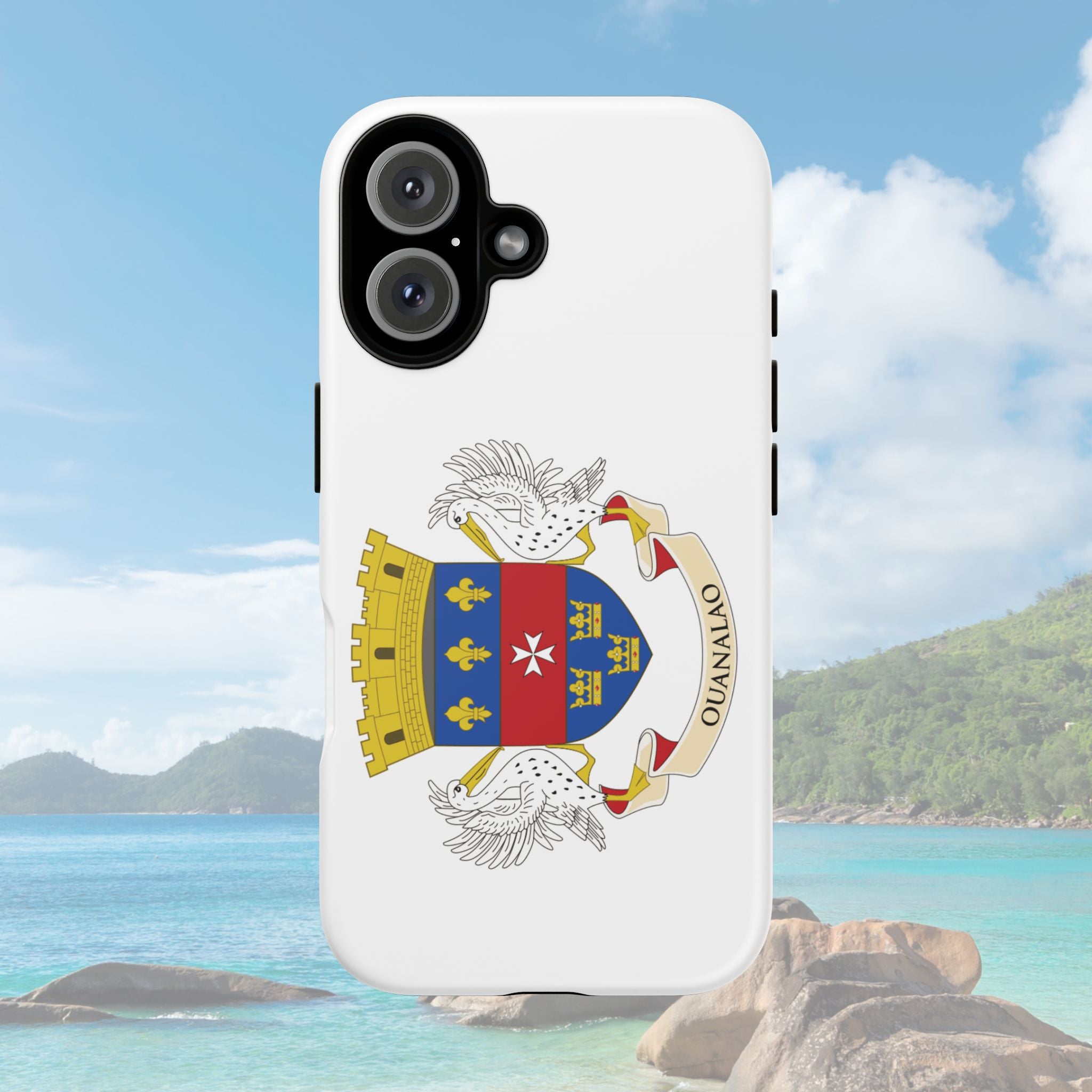 St Barthélemy Flag Tough Phone Case - Irie Blues Boutique
