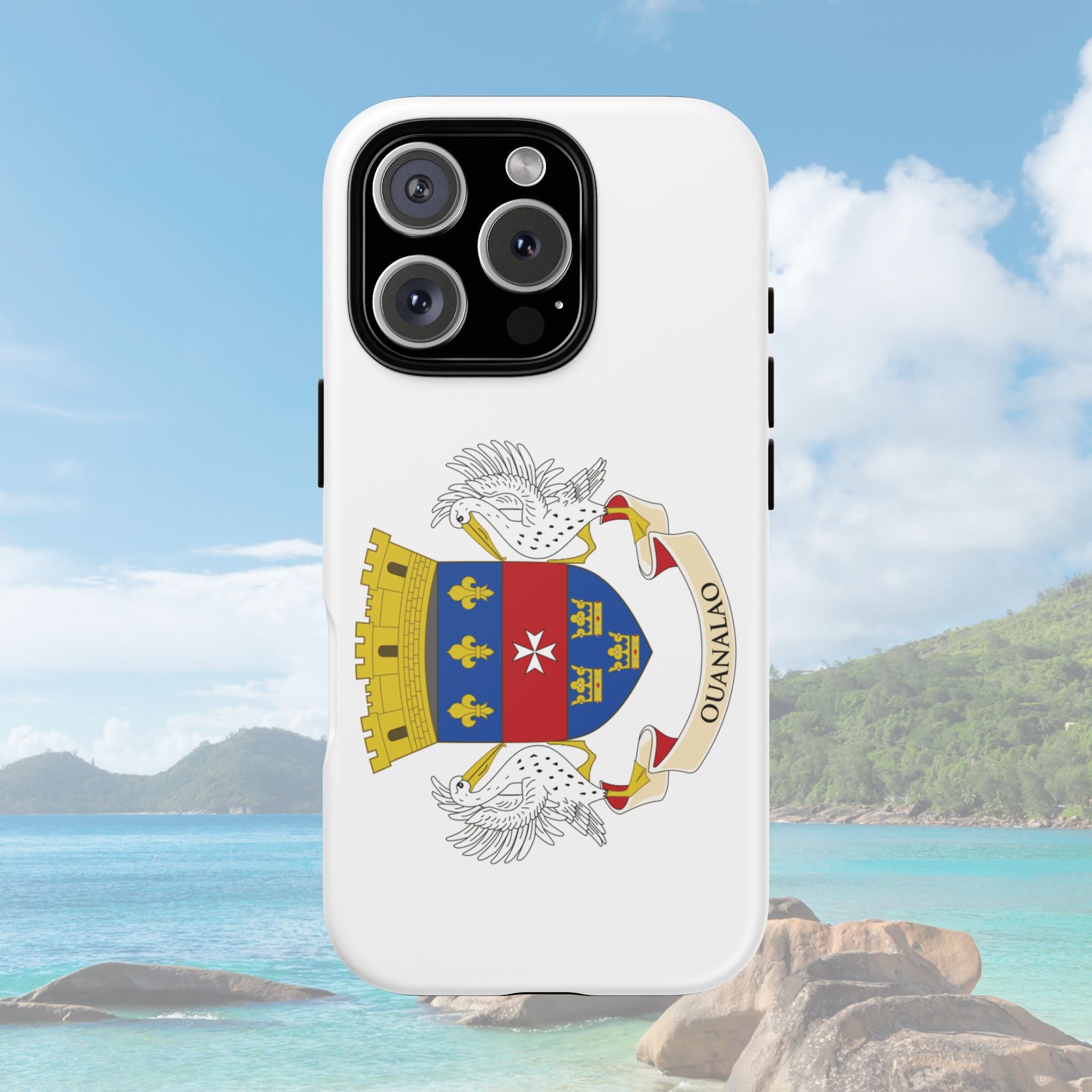 St Barthélemy Flag Tough Phone Case - Irie Blues Boutique