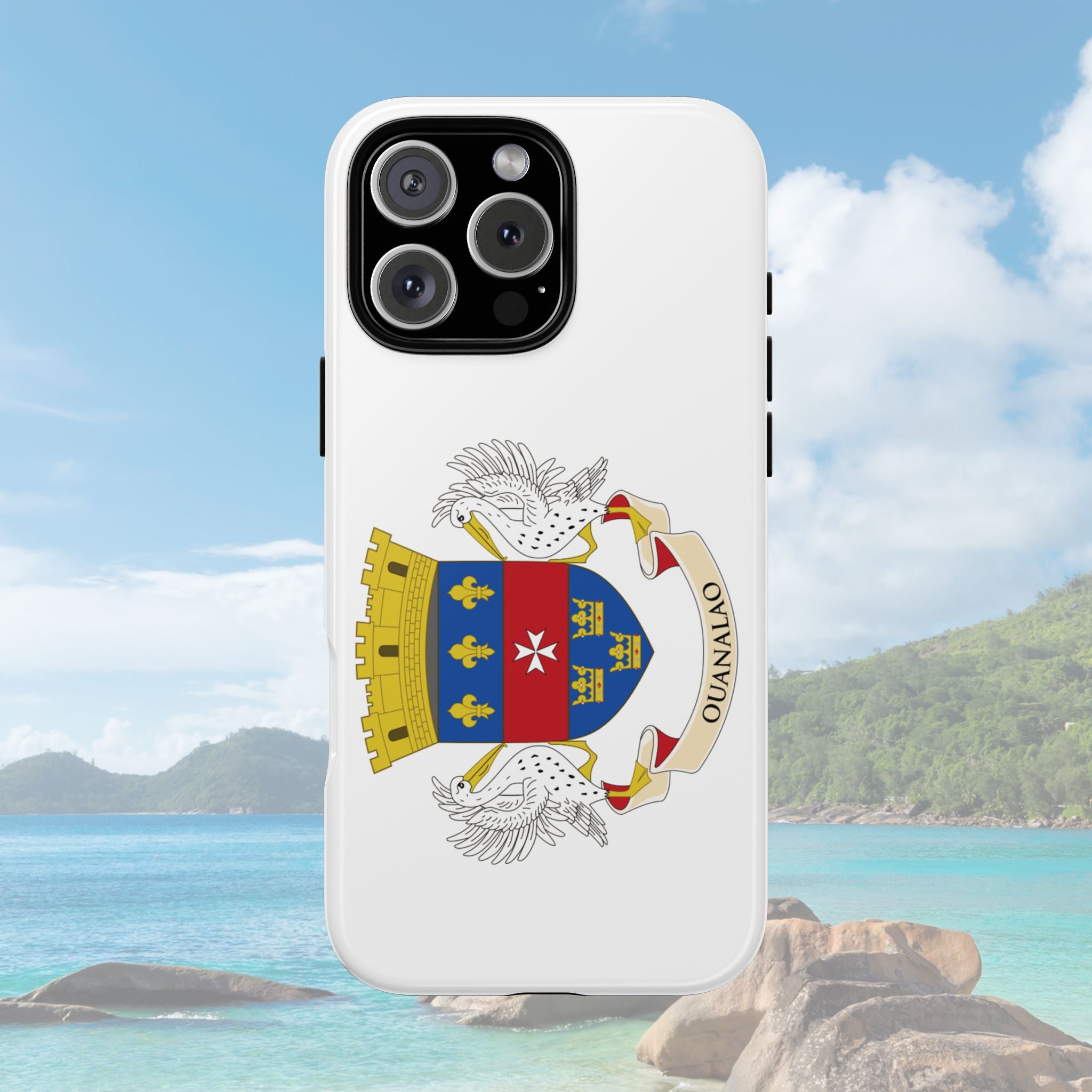St Barthélemy Flag Tough Phone Case - Irie Blues Boutique