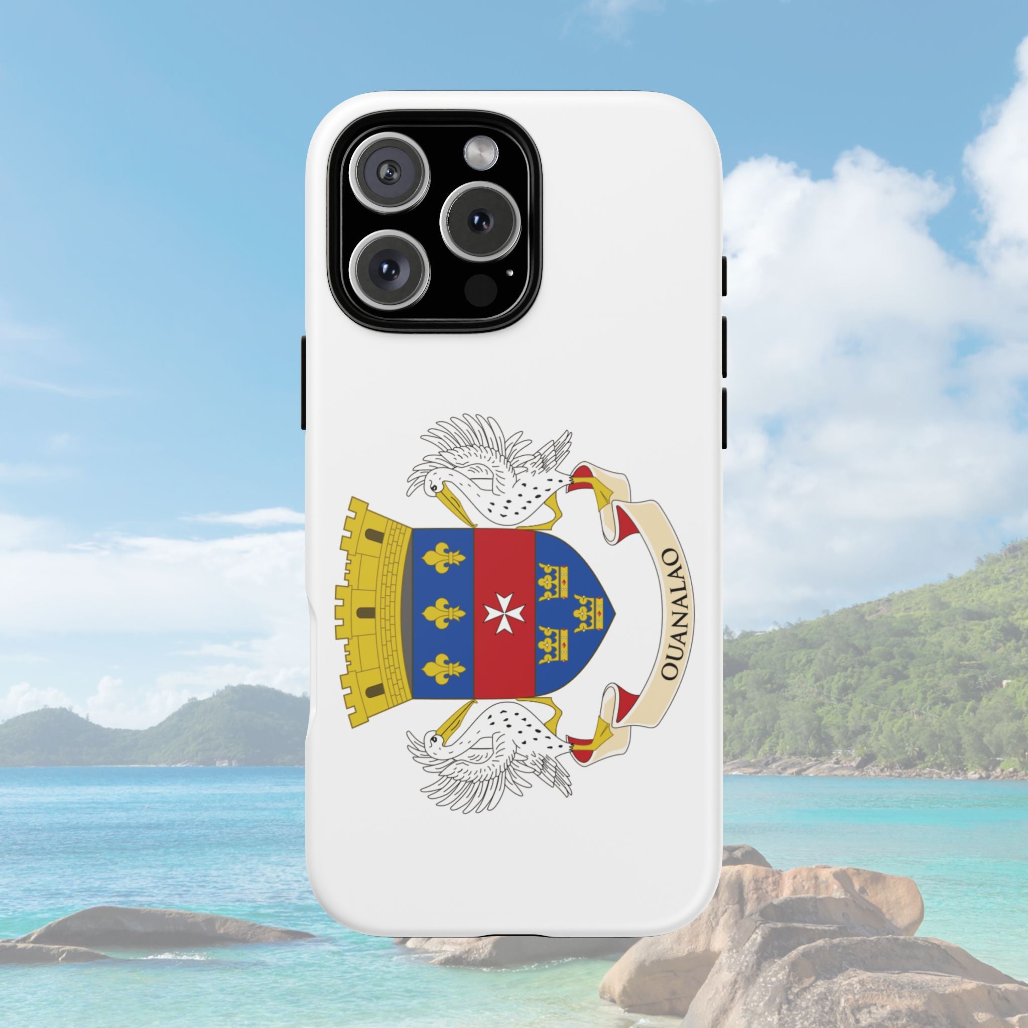 St Barthélemy Flag Tough Phone Case - Irie Blues Boutique
