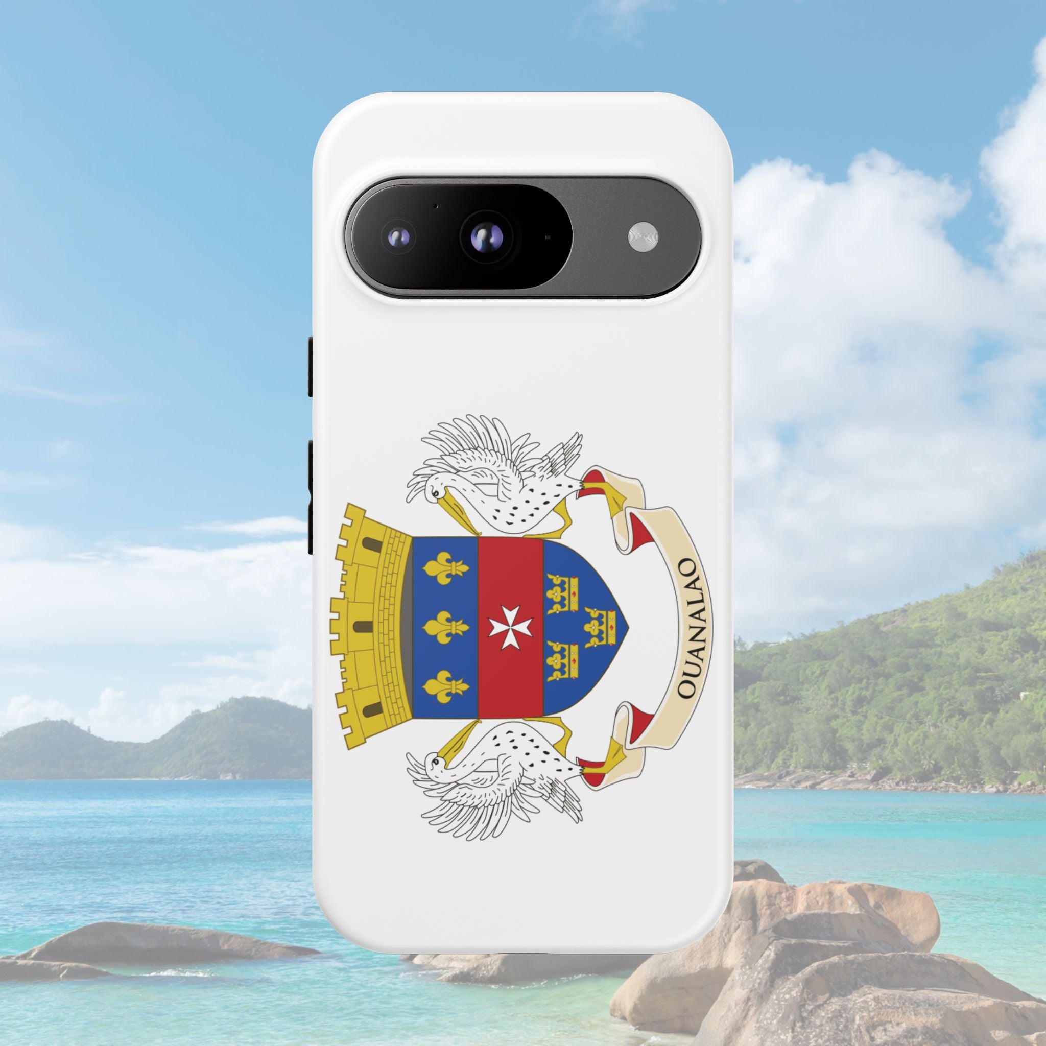 St Barthélemy Flag Tough Phone Case - Irie Blues Boutique