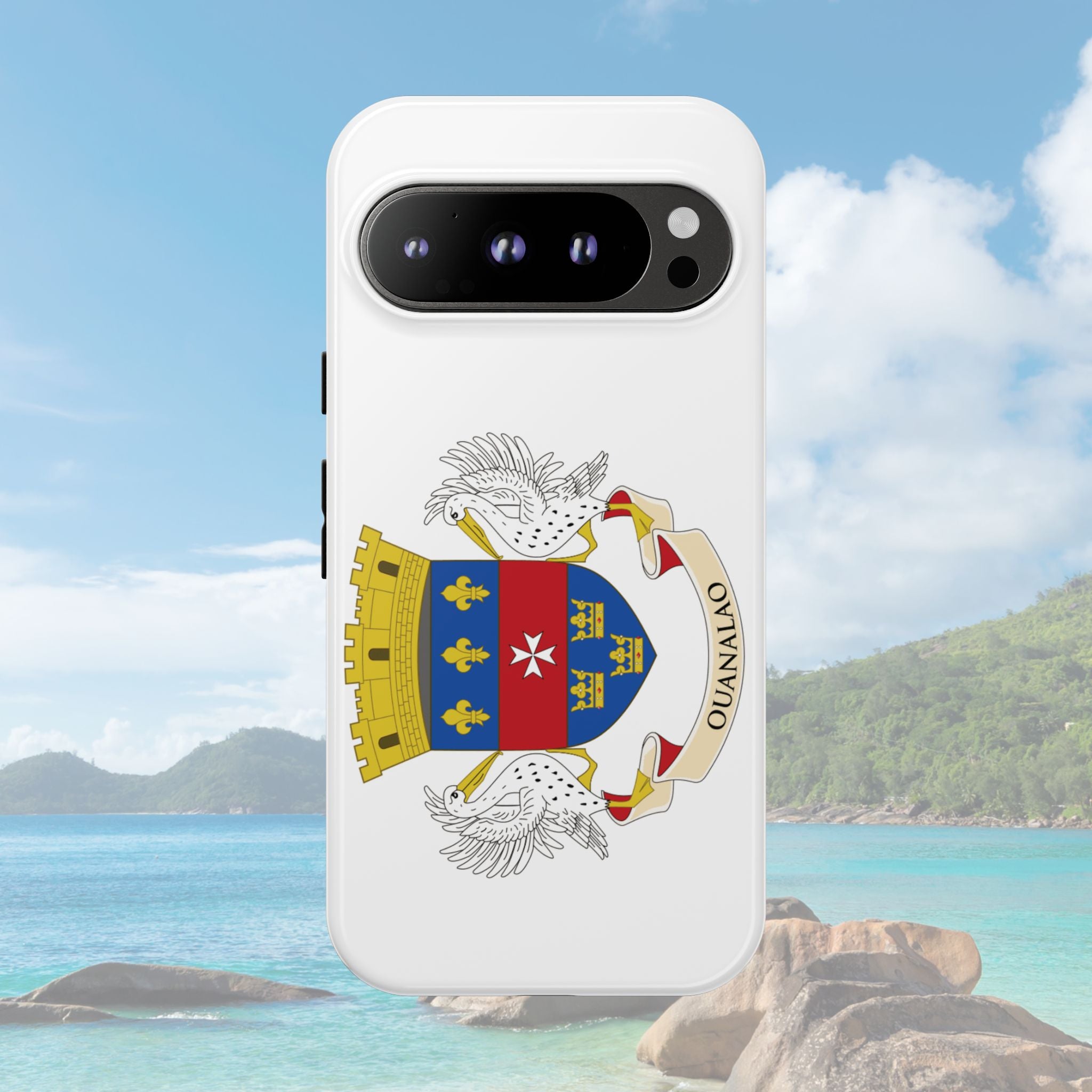 St Barthélemy Flag Tough Phone Case - Irie Blues Boutique