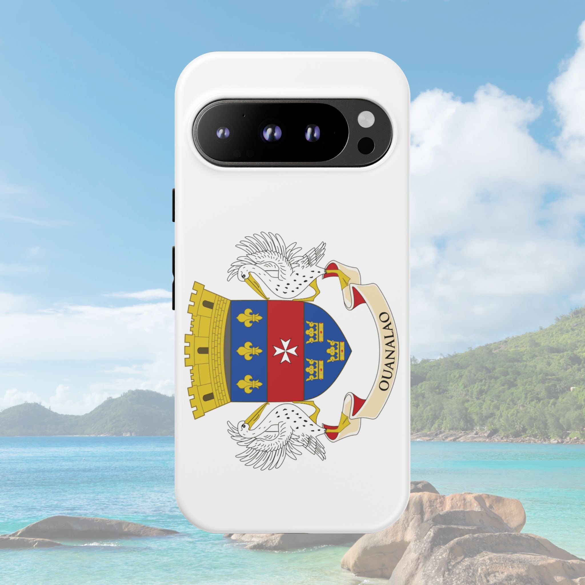 St Barthélemy Flag Tough Phone Case - Irie Blues Boutique