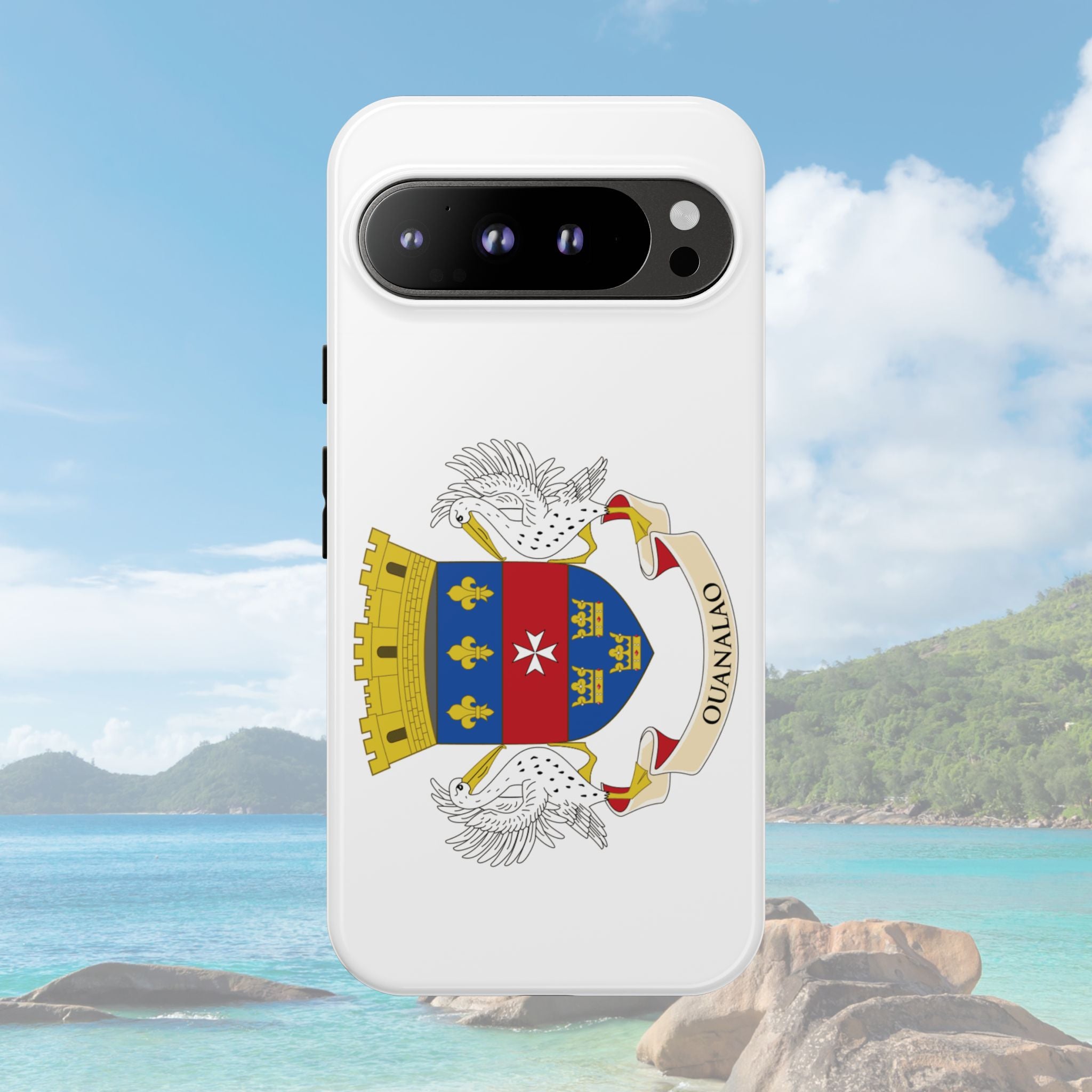 St Barthélemy Flag Tough Phone Case - Irie Blues Boutique