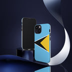 St Lucia Flag Tough Phone Case - Irie Blues Boutique