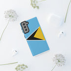 St Lucia Flag Tough Phone Case - Irie Blues Boutique