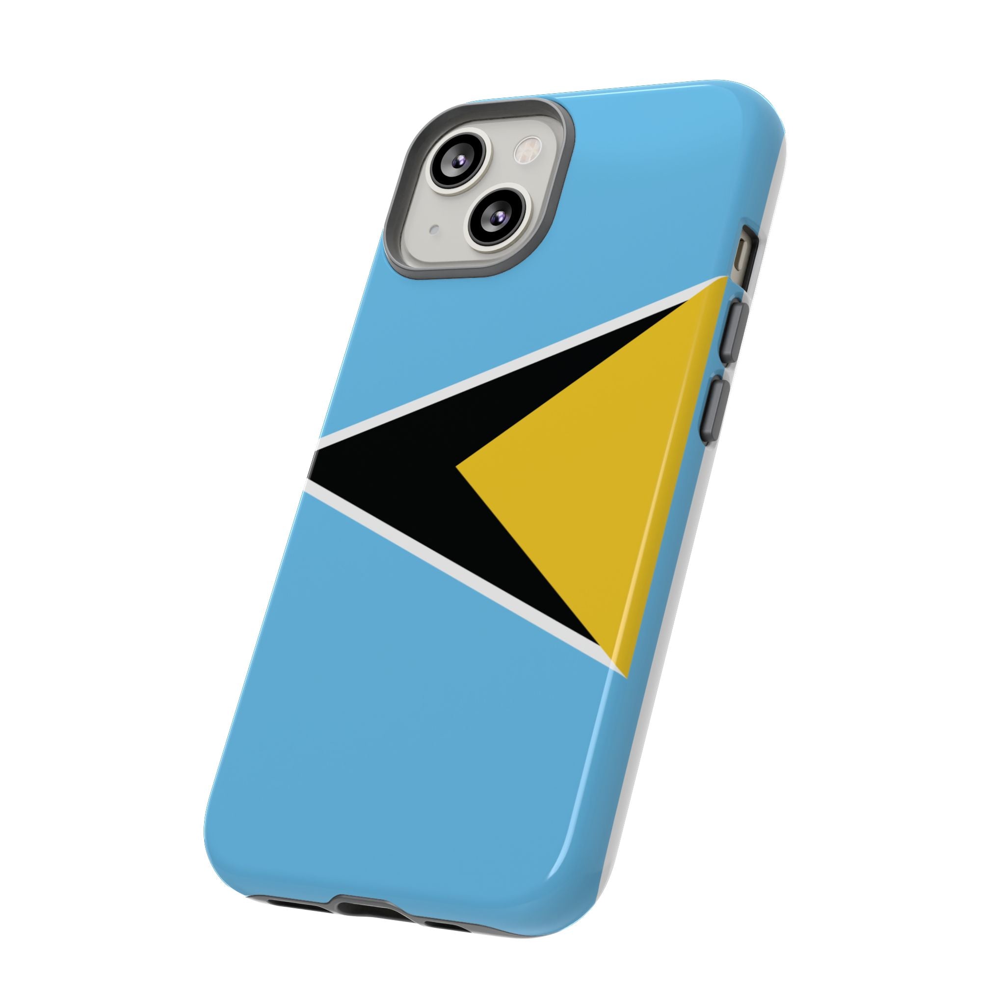 St Lucia Flag Tough Phone Case - Irie Blues Boutique