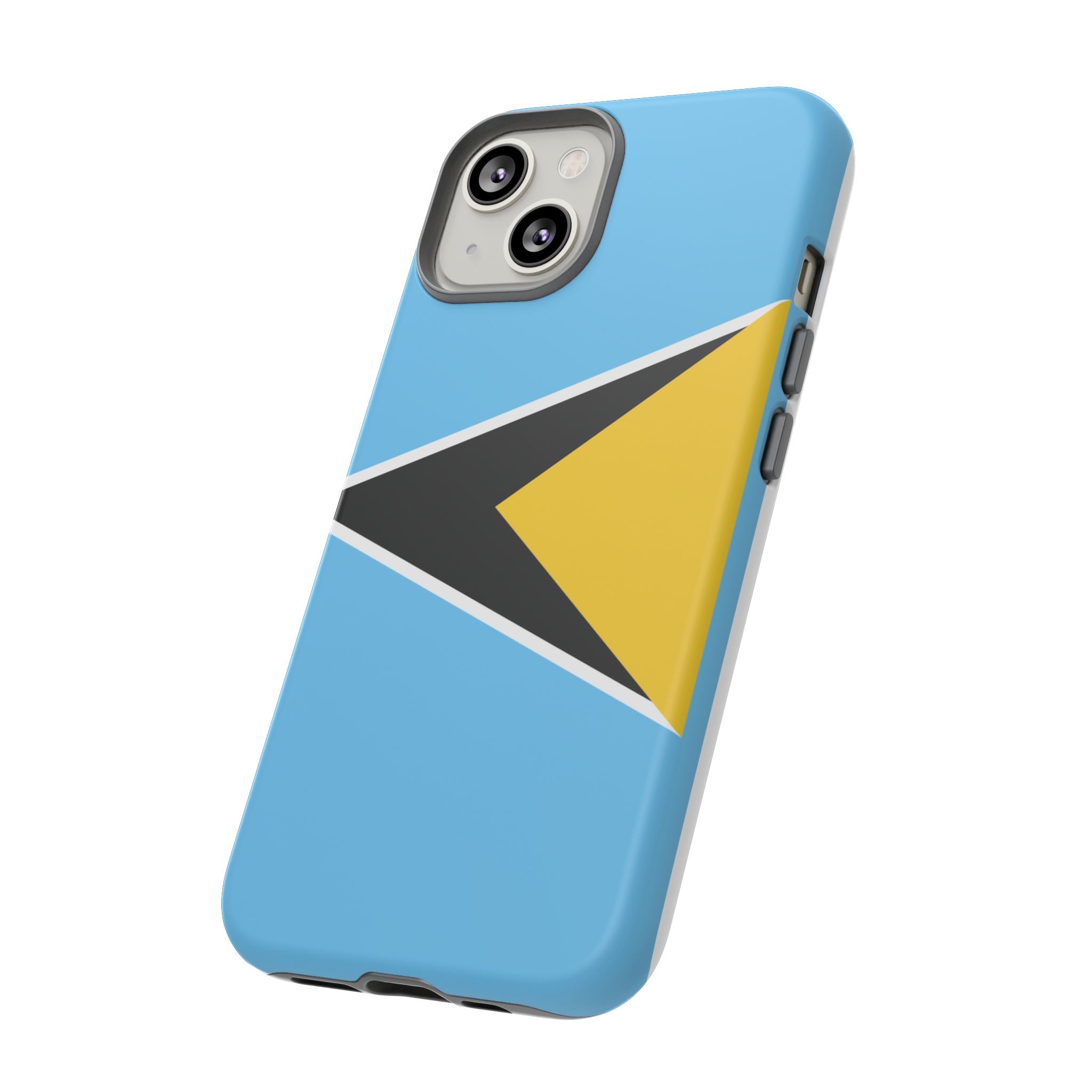 St Lucia Flag Tough Phone Case - Irie Blues Boutique