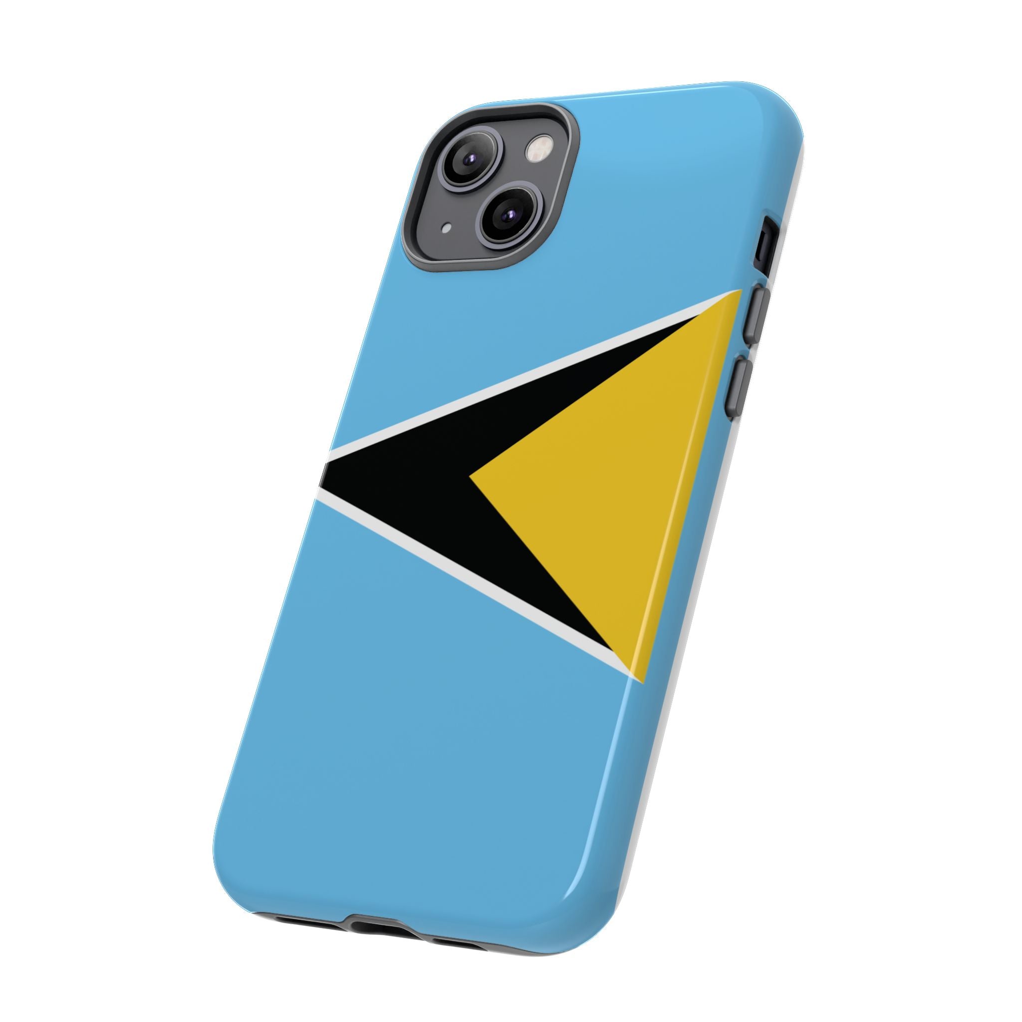 St Lucia Flag Tough Phone Case - Irie Blues Boutique