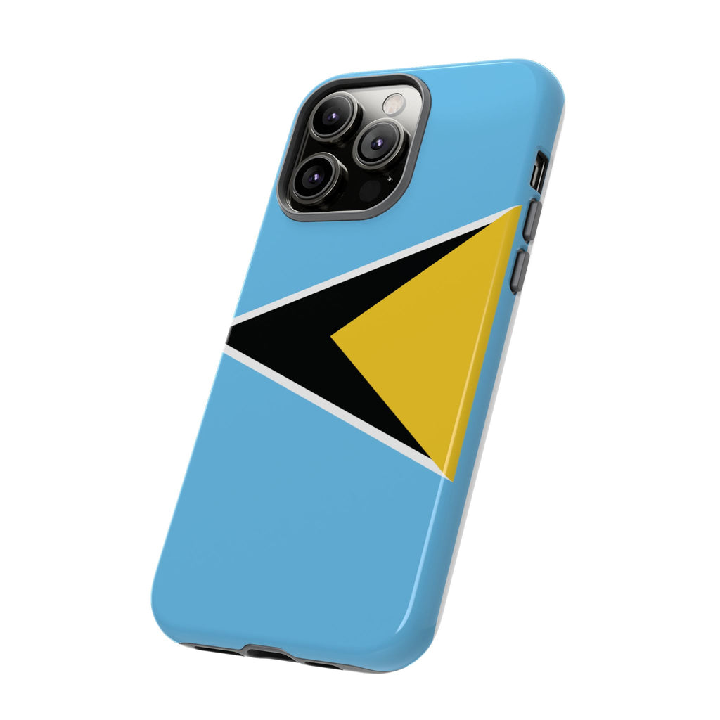 St Lucia Flag Tough Phone Case - Irie Blues Boutique