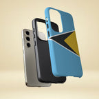 St Lucia Flag Tough Phone Case - Irie Blues Boutique