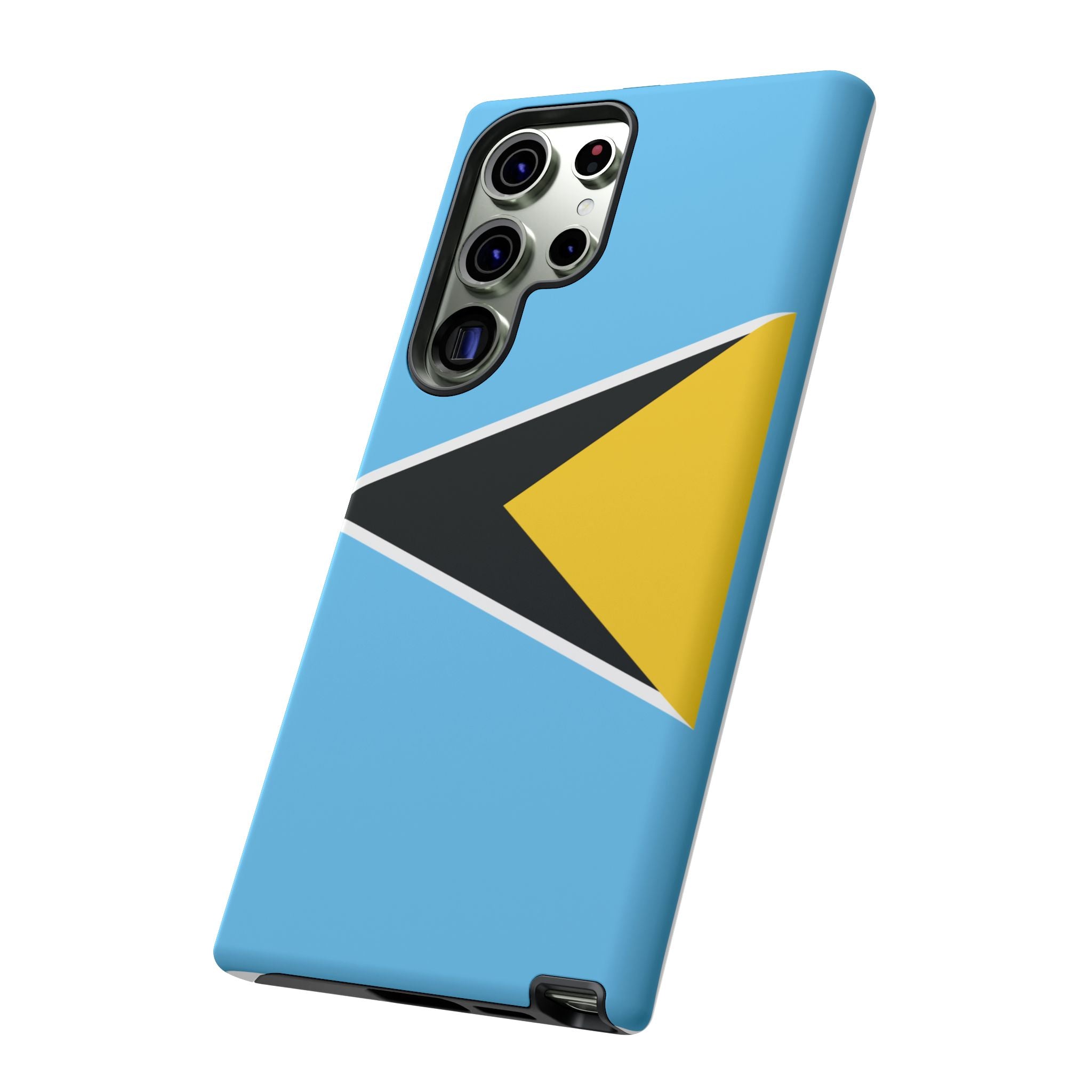 St Lucia Flag Tough Phone Case - Irie Blues Boutique