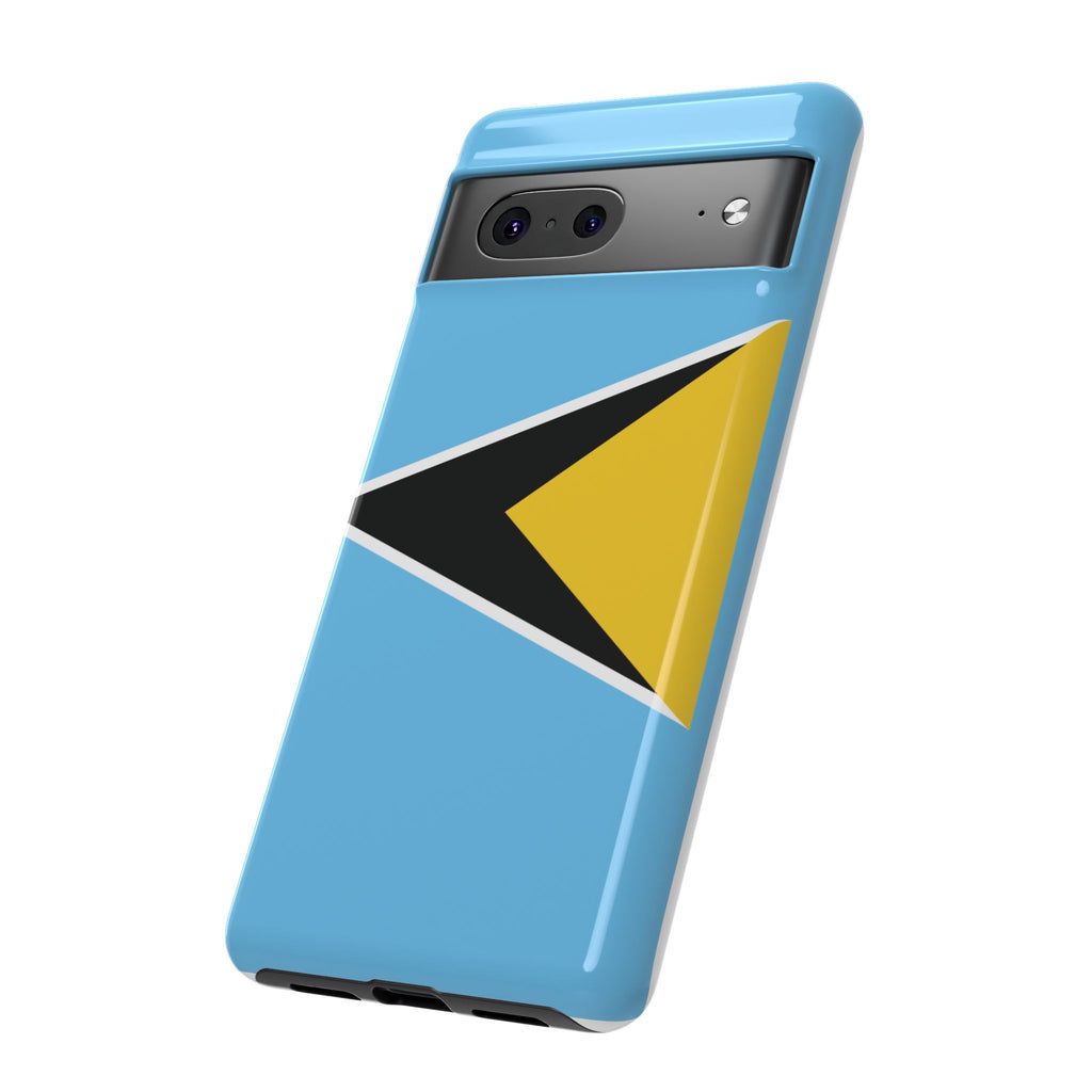 St Lucia Flag Tough Phone Case - Irie Blues Boutique
