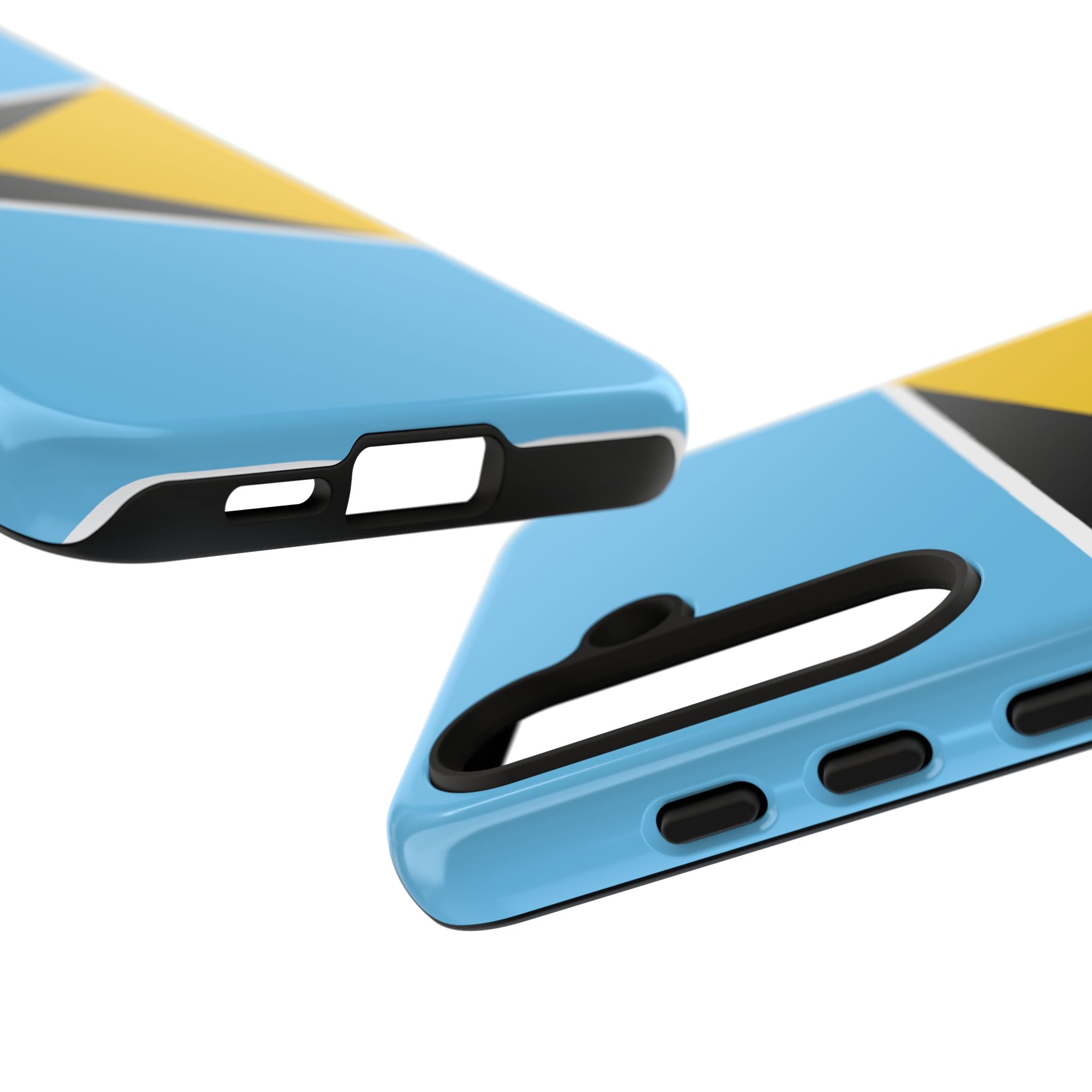 St Lucia Flag Tough Phone Case - Irie Blues Boutique