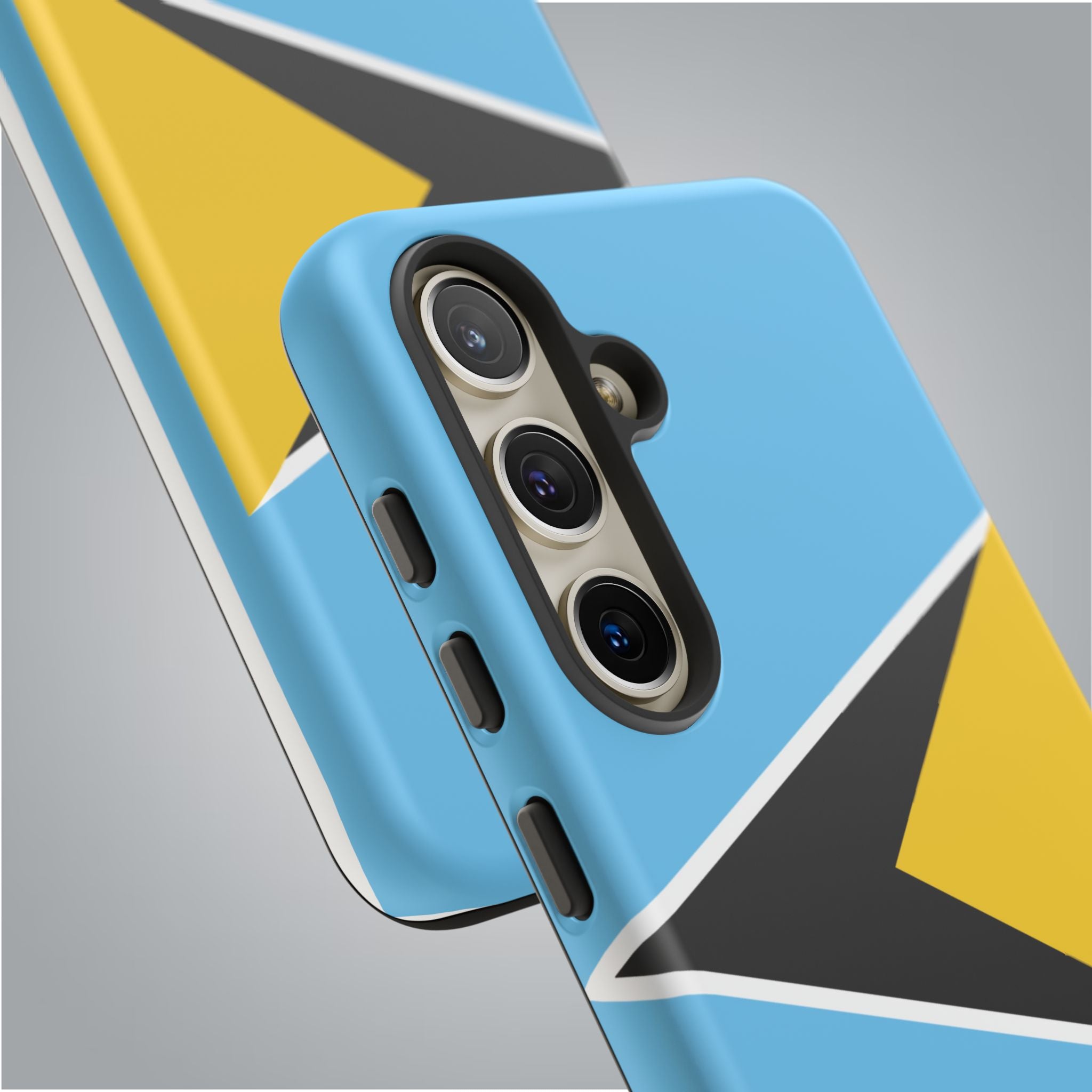 St Lucia Flag Tough Phone Case - Irie Blues Boutique