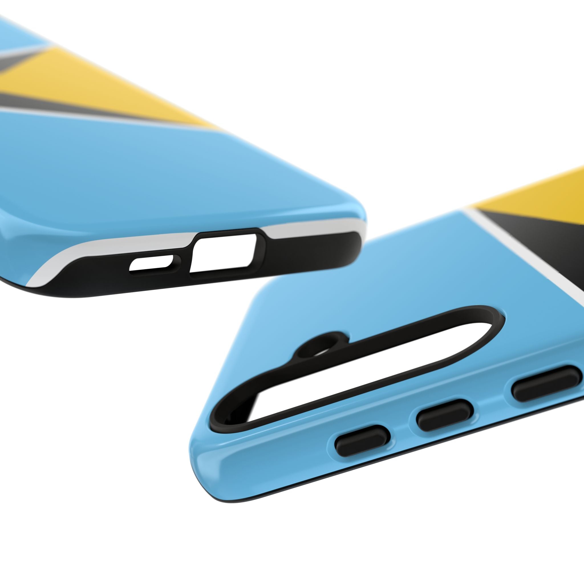 St Lucia Flag Tough Phone Case - Irie Blues Boutique