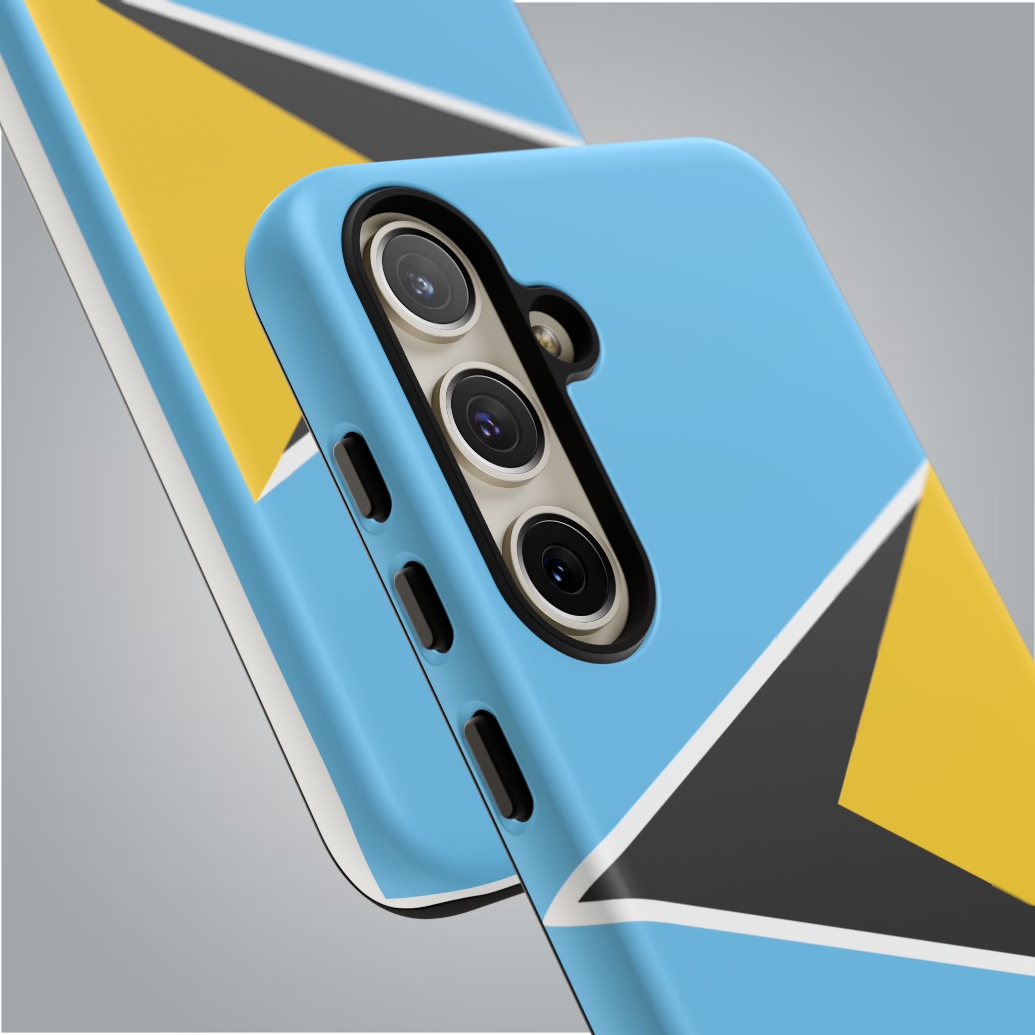 St Lucia Flag Tough Phone Case - Irie Blues Boutique