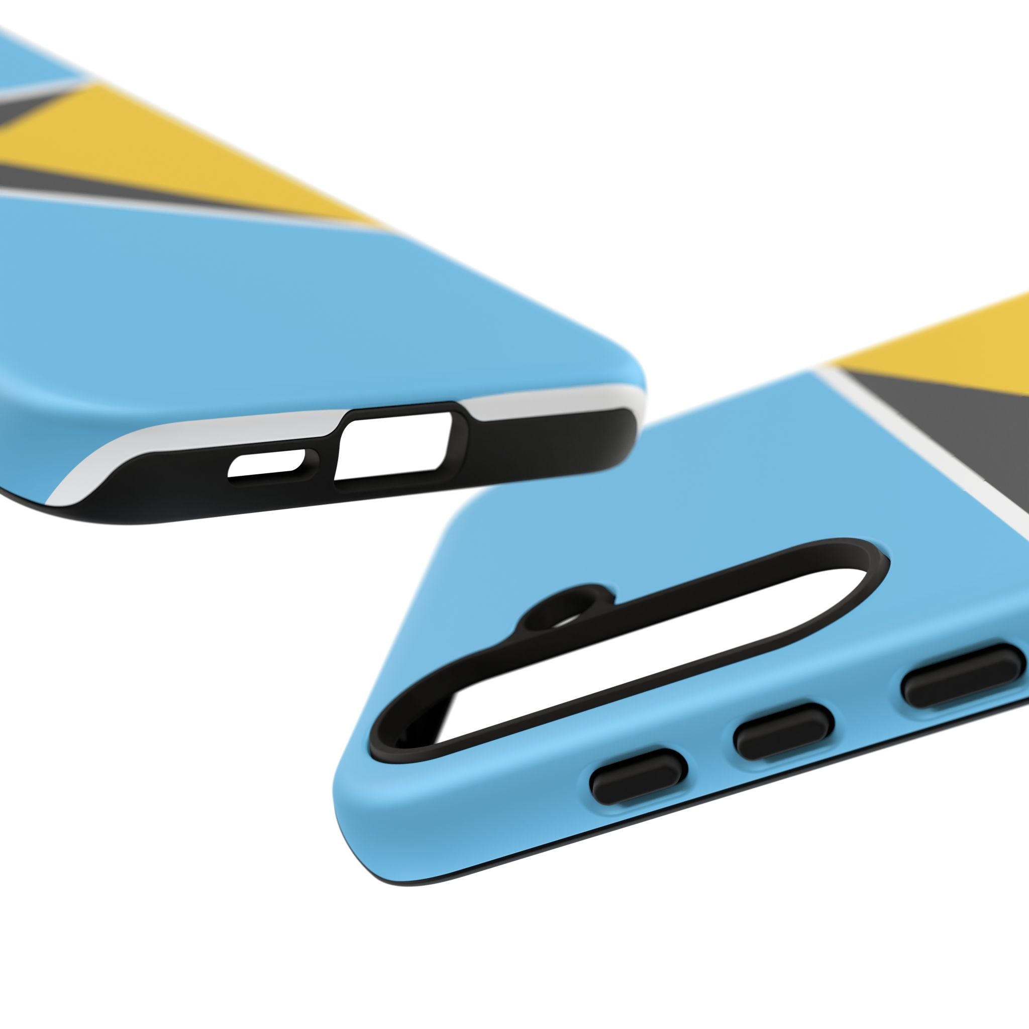 St Lucia Flag Tough Phone Case - Irie Blues Boutique