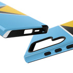 St Lucia Flag Tough Phone Case - Irie Blues Boutique