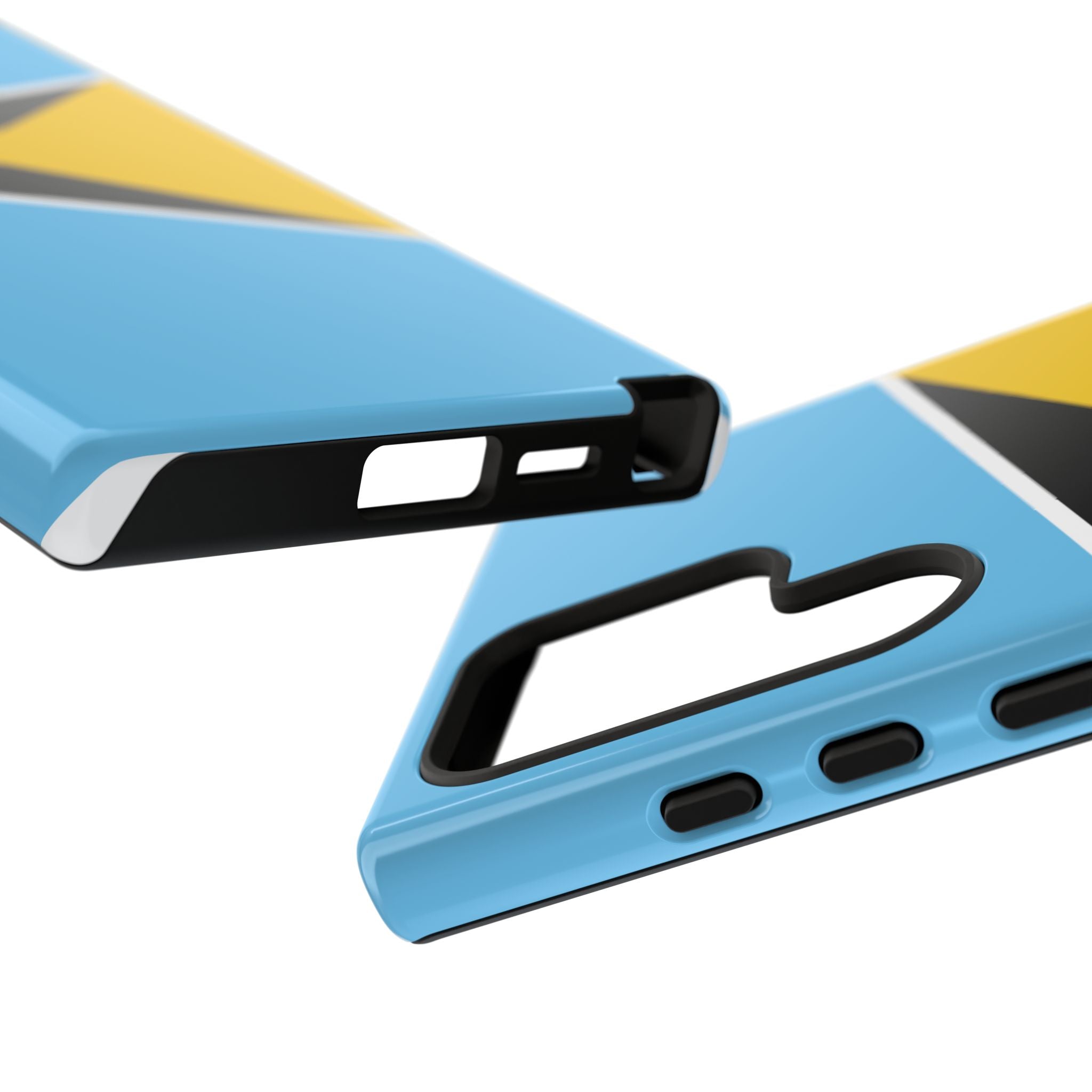 St Lucia Flag Tough Phone Case - Irie Blues Boutique