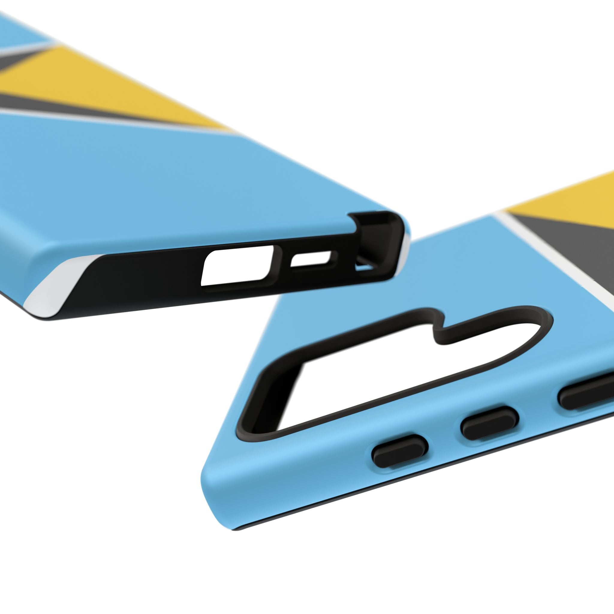 St Lucia Flag Tough Phone Case - Irie Blues Boutique