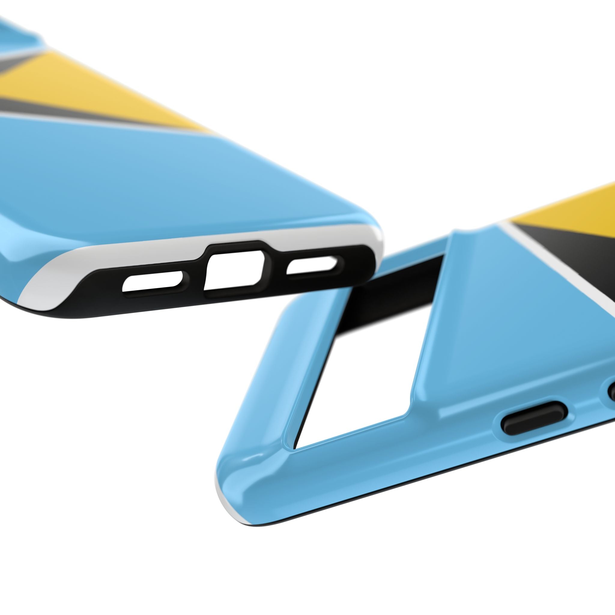 St Lucia Flag Tough Phone Case - Irie Blues Boutique