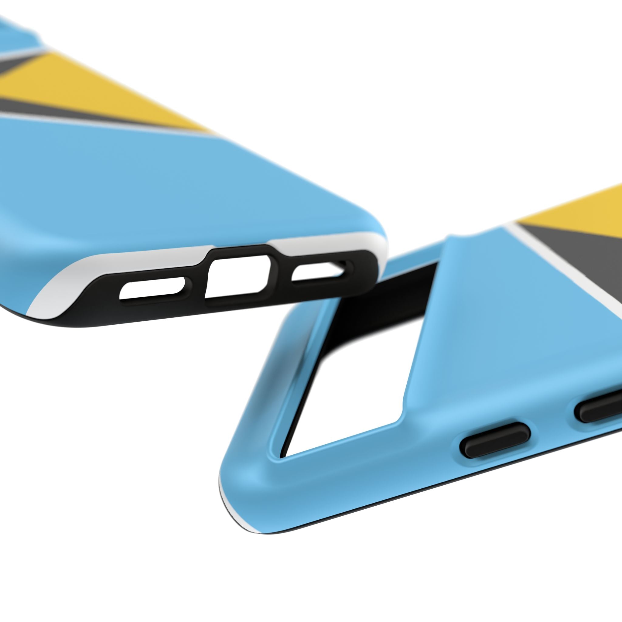St Lucia Flag Tough Phone Case - Irie Blues Boutique