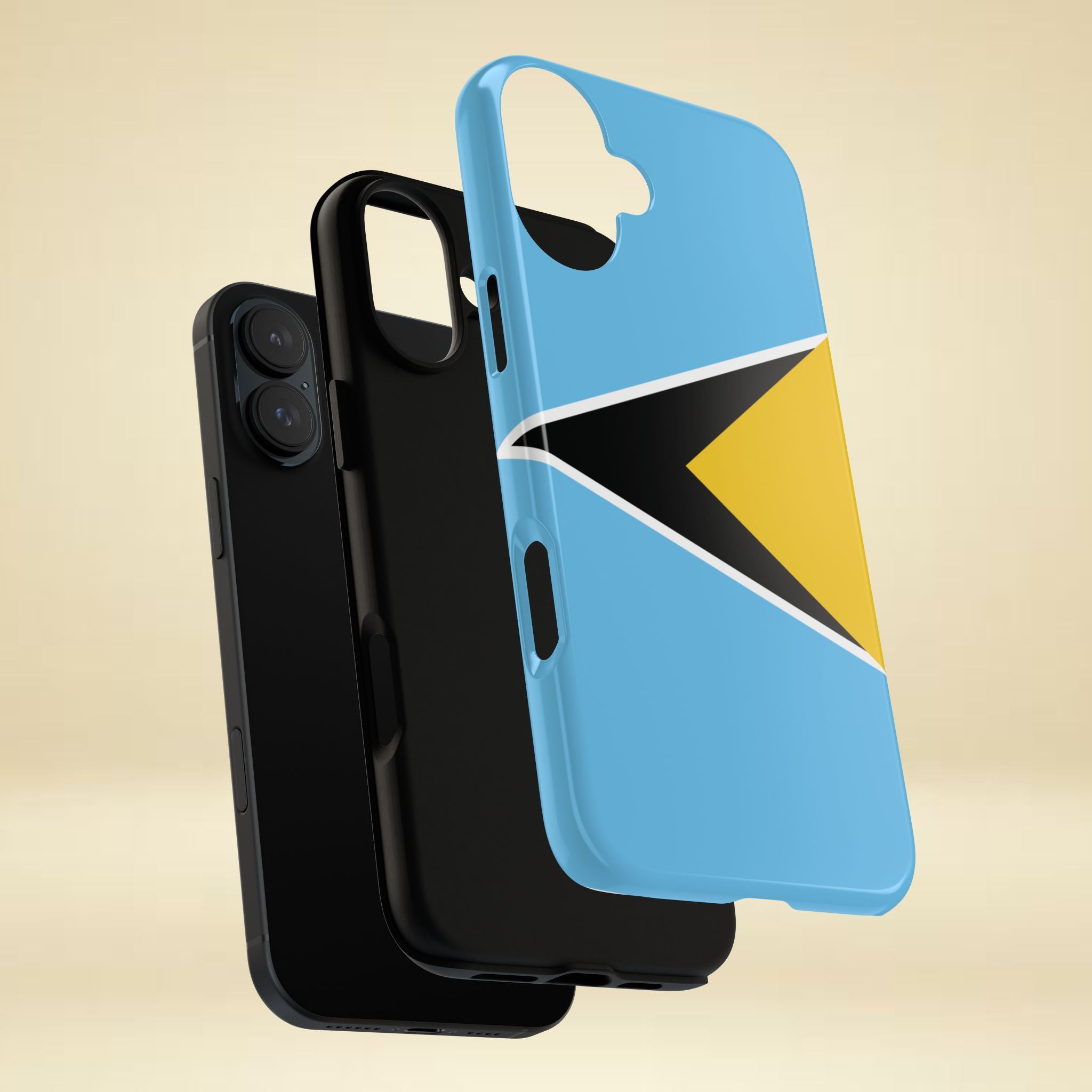 St Lucia Flag Tough Phone Case - Irie Blues Boutique