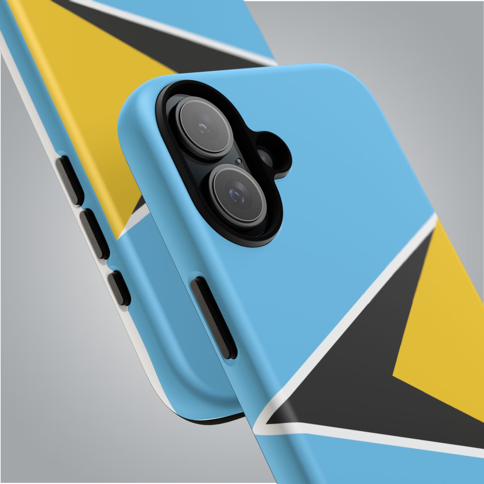 St Lucia Flag Tough Phone Case - Irie Blues Boutique
