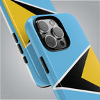 St Lucia Flag Tough Phone Case - Irie Blues Boutique