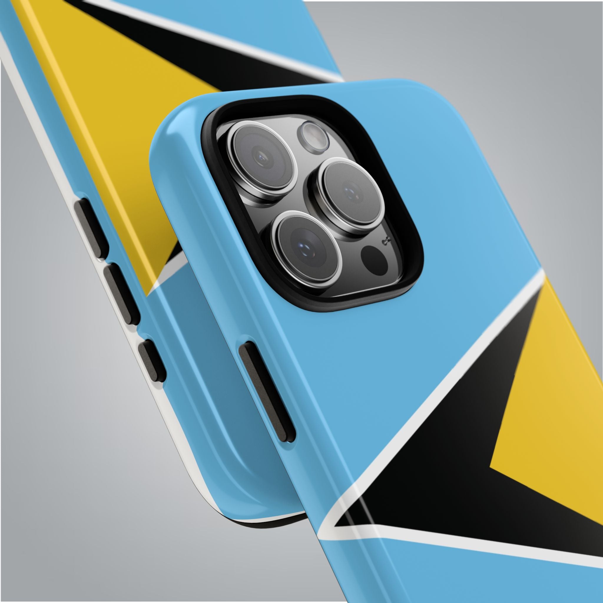 St Lucia Flag Tough Phone Case - Irie Blues Boutique