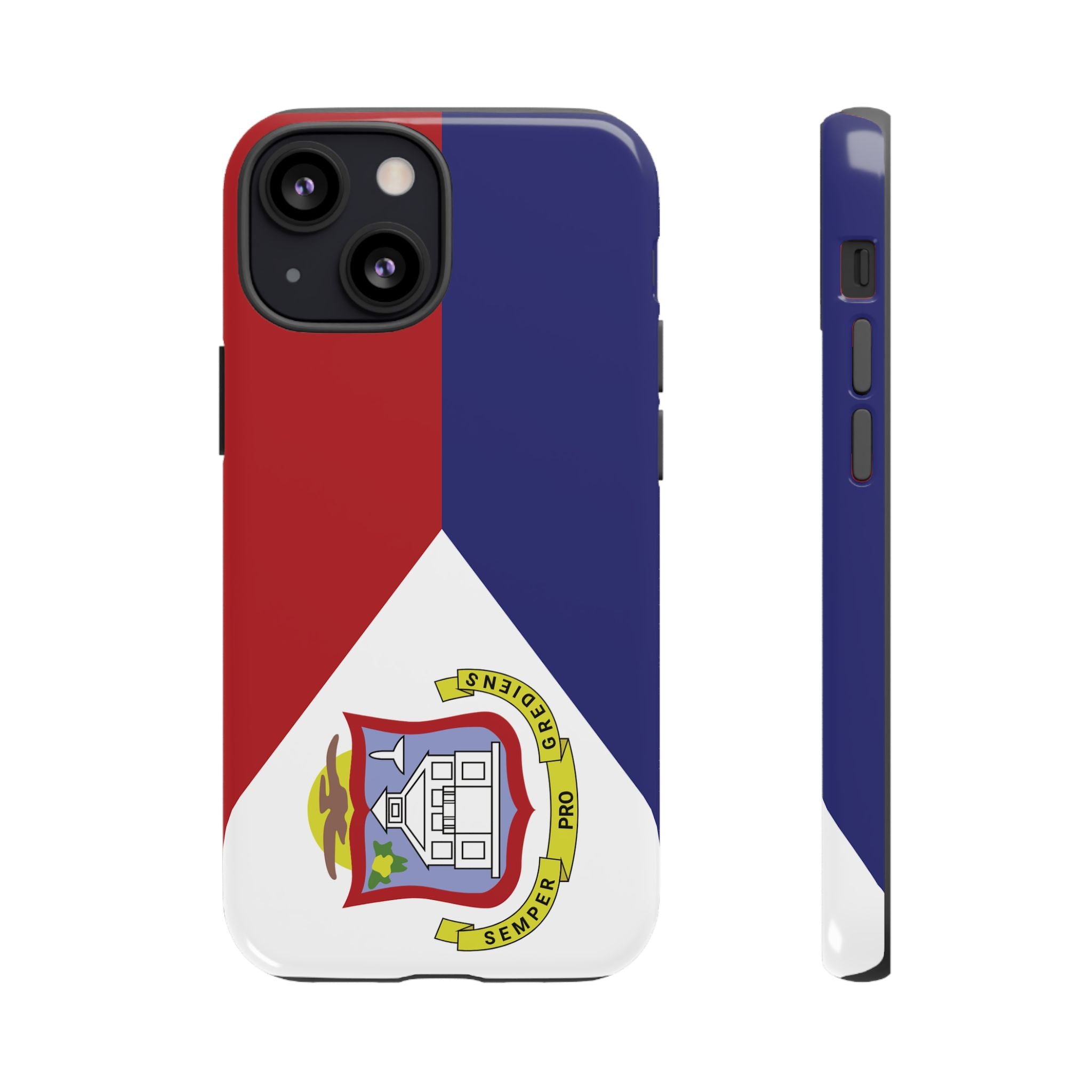 St. Martin Flag Tough Phone Case - Irie Blues Boutique