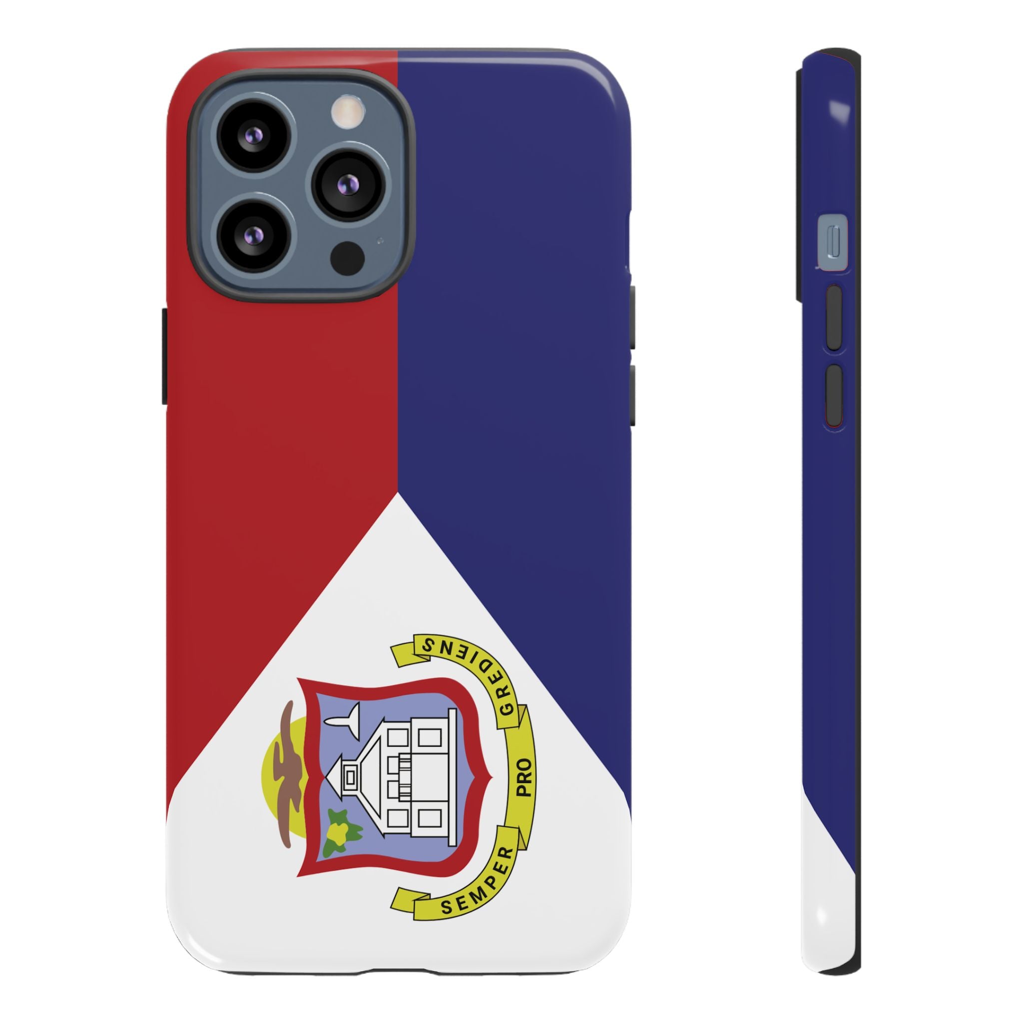 St. Martin Flag Tough Phone Case - Irie Blues Boutique