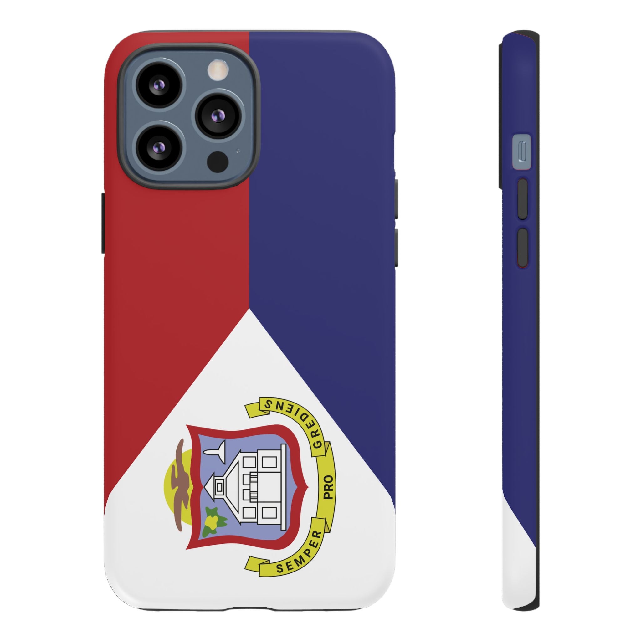 St. Martin Flag Tough Phone Case - Irie Blues Boutique