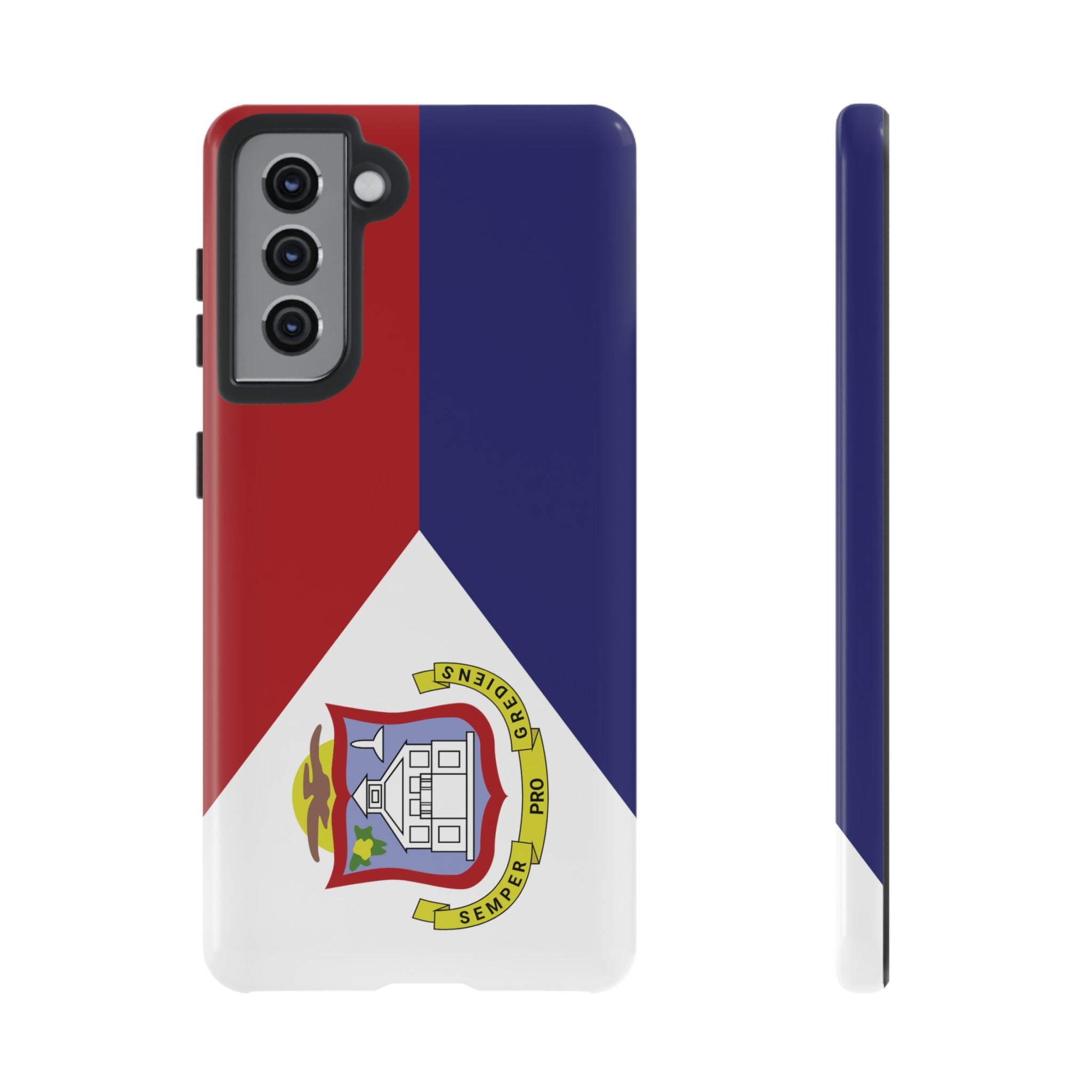 St. Martin Flag Tough Phone Case - Irie Blues Boutique