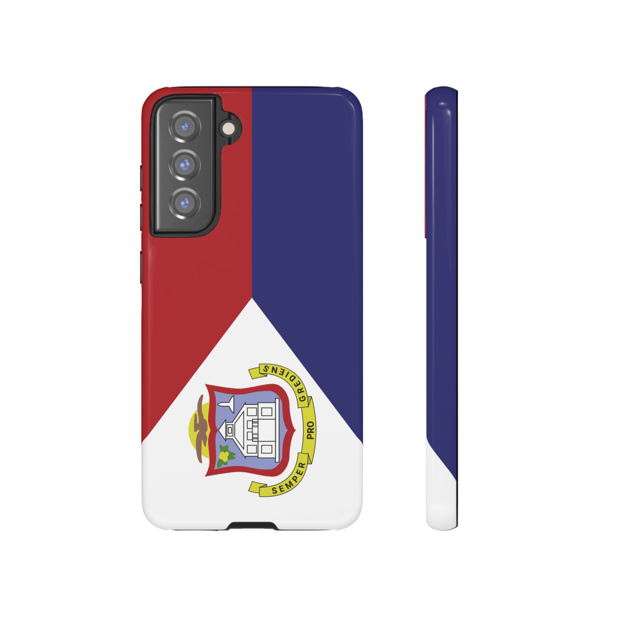 St. Martin Flag Tough Phone Case - Irie Blues Boutique