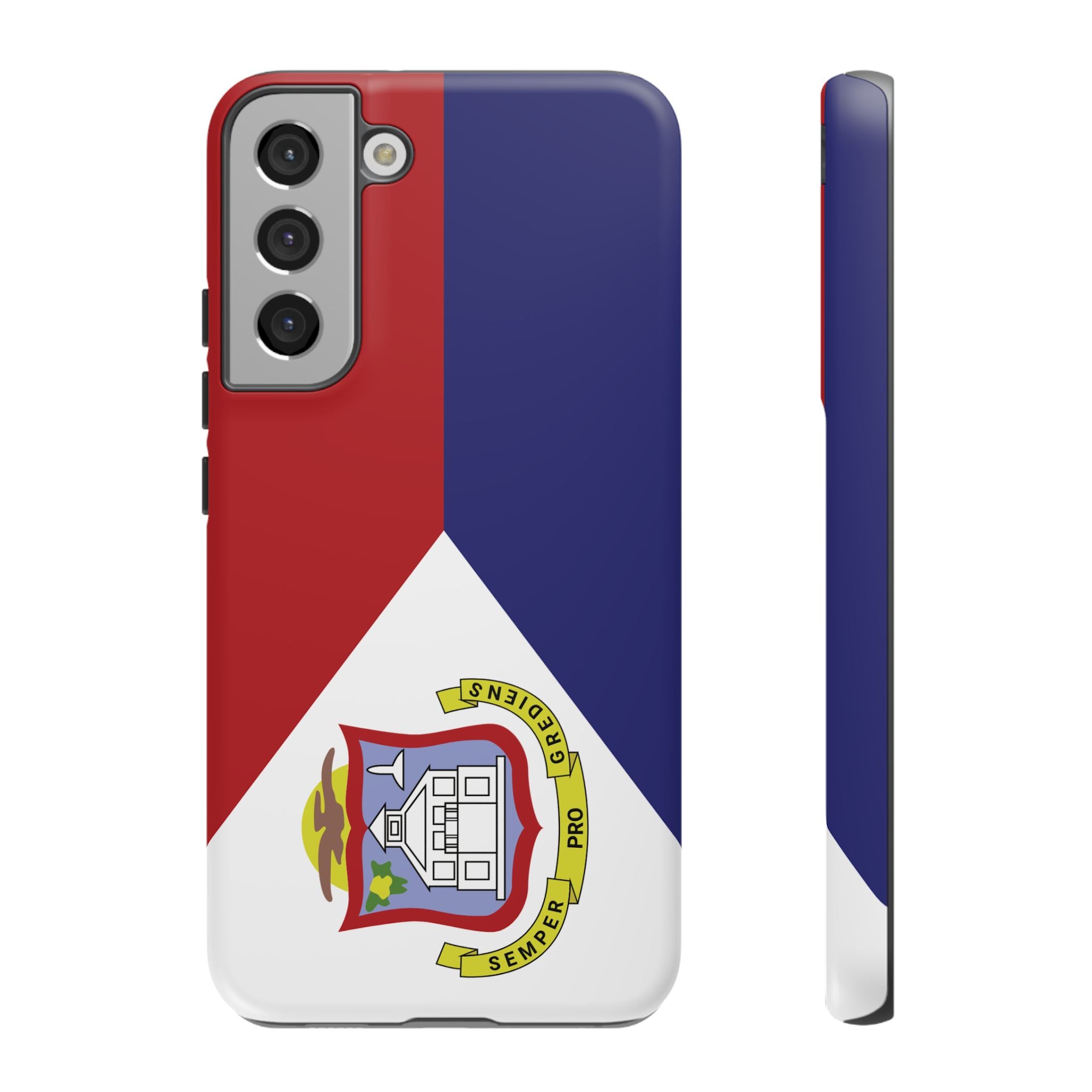 St. Martin Flag Tough Phone Case - Irie Blues Boutique