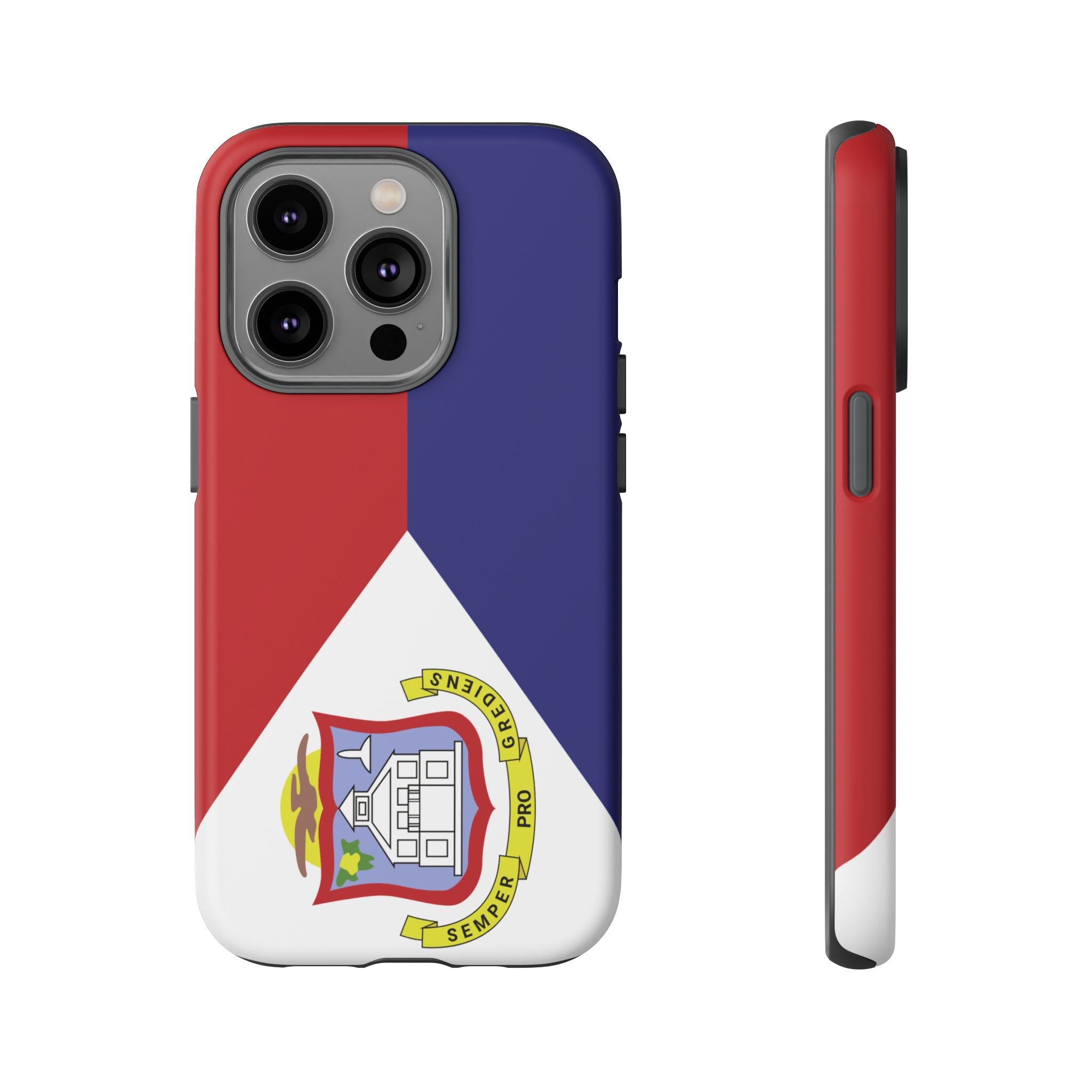 St. Martin Flag Tough Phone Case - Irie Blues Boutique